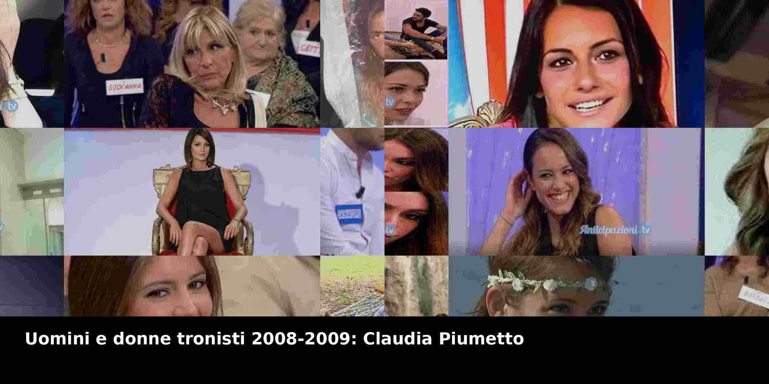Uomini e donne tronisti 2008-2009: Claudia Piumetto
