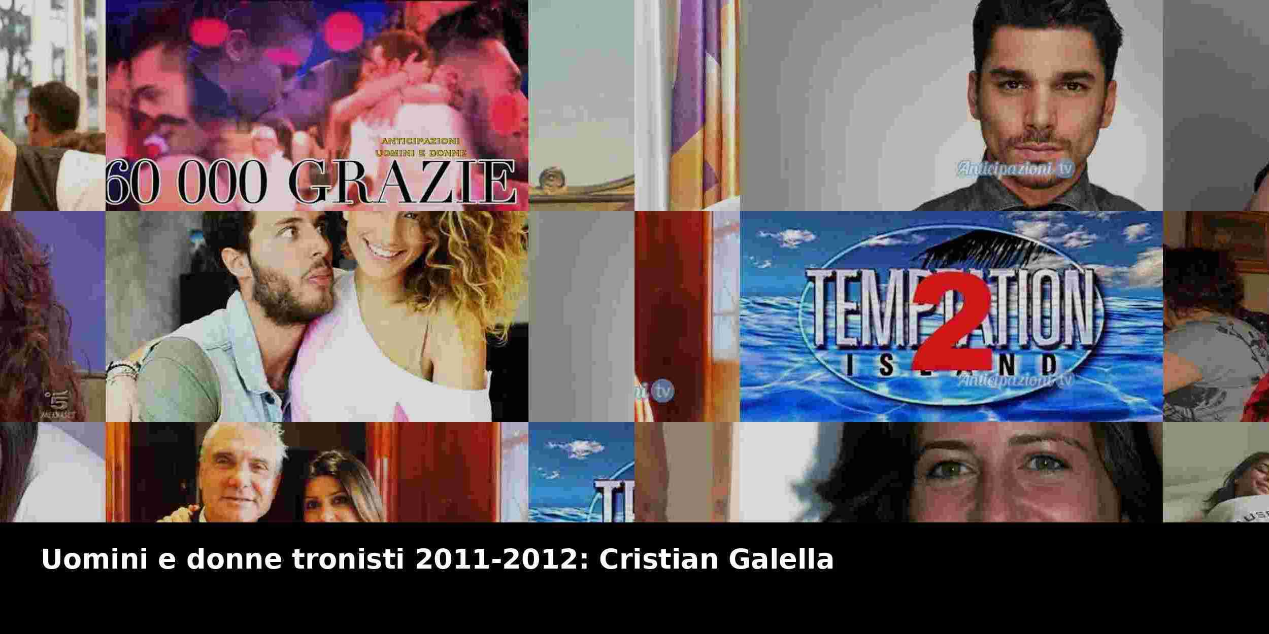 Uomini e donne tronisti 2011-2012: Cristian Galella