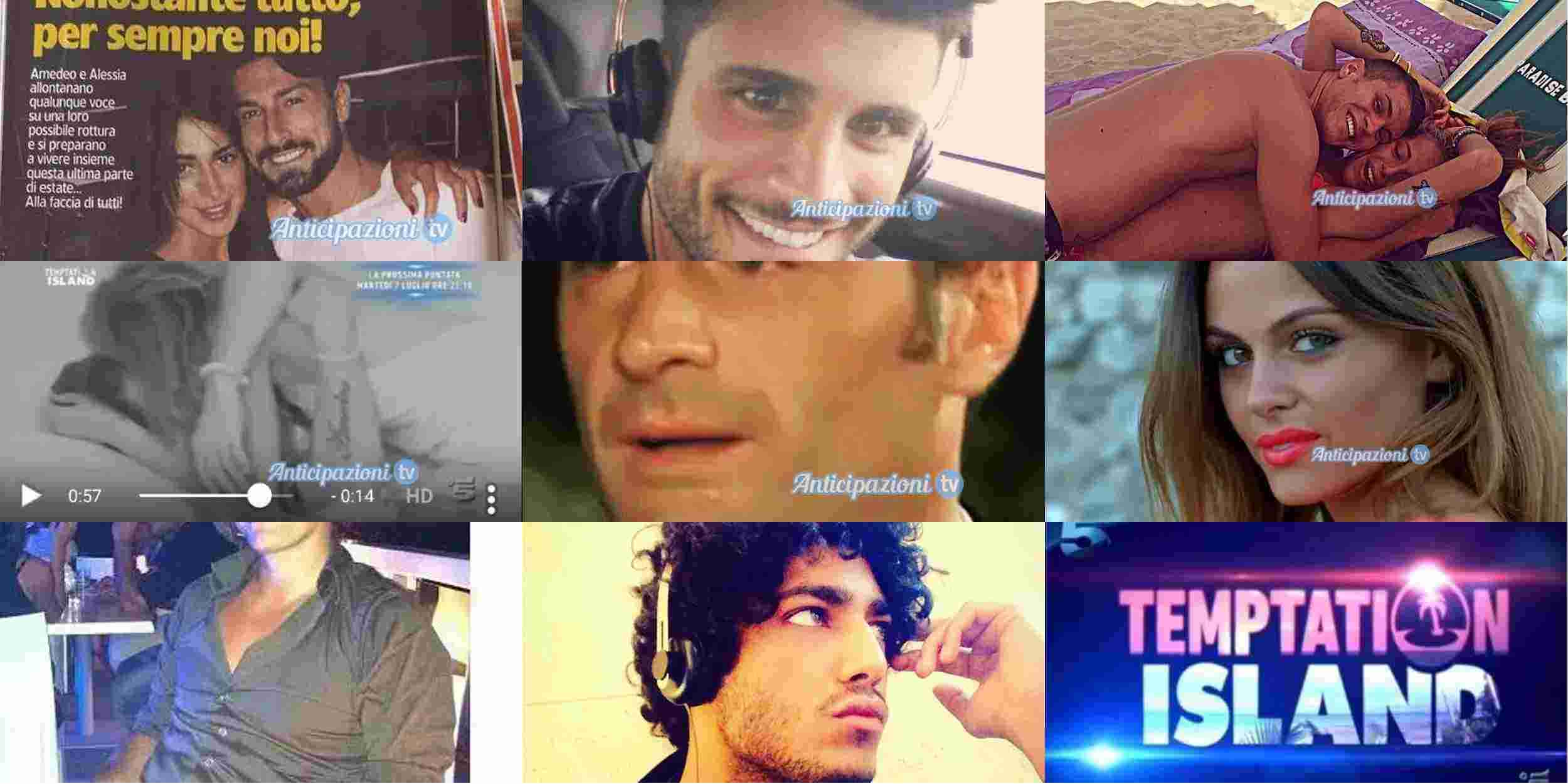 Amedeo e Alessia su “Visto”: Temptation Island all’origine della crisi