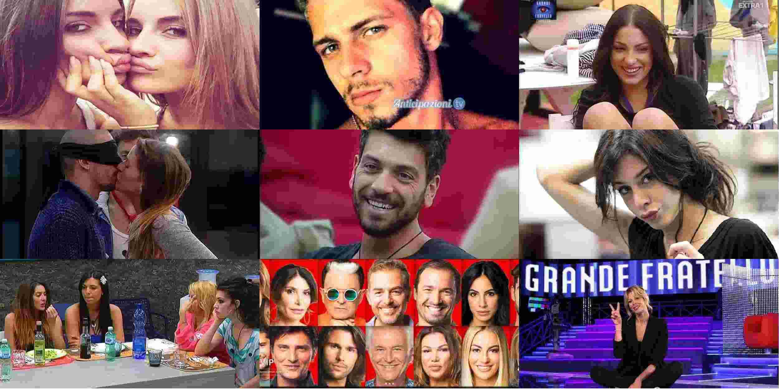 Grande Fratello 14 news: coccole a tre per Alessandro e le gemelle Livia e Jessica