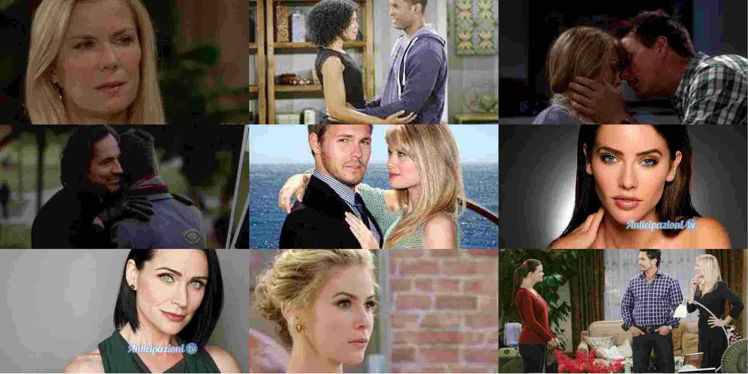Beautiful, puntate americane: Brooke sorprende Ridge che bacia Quinn