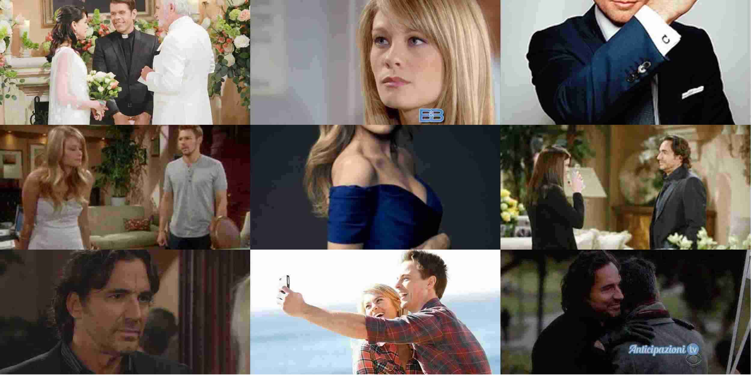 Anticipazioni Beautiful, 10-15 Aprile 2017: Eric sposa Quinn e si sente male