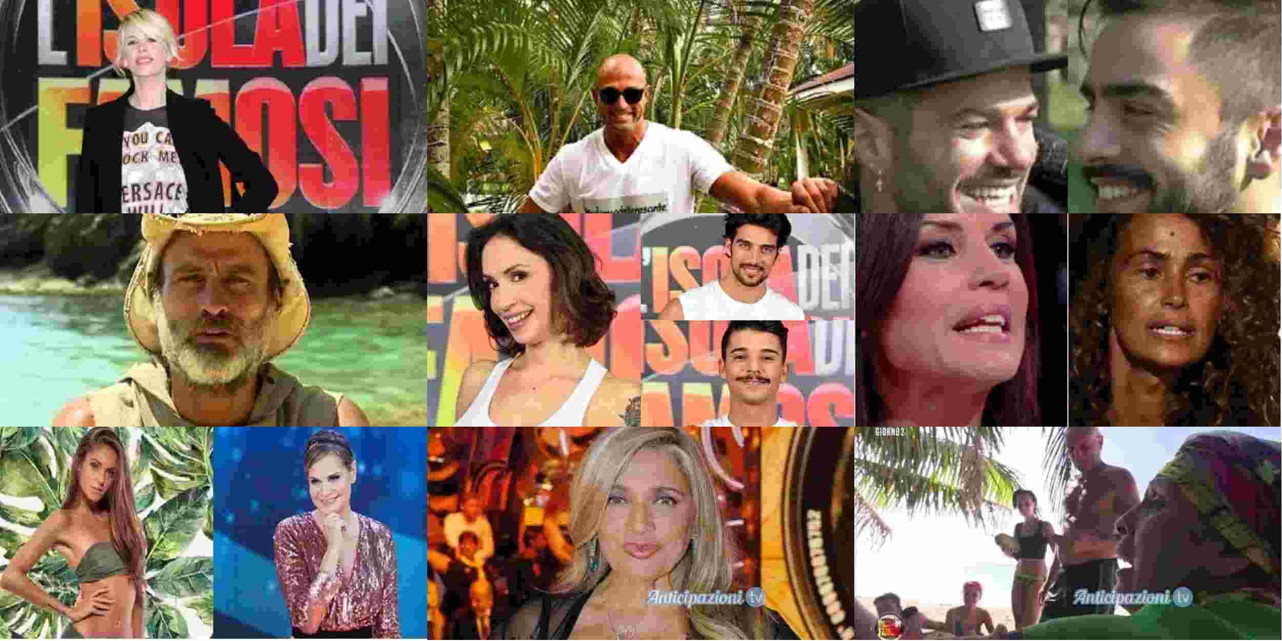 Isola dei Famosi 2018, svelato il cast ufficiale e i 16 concorrenti