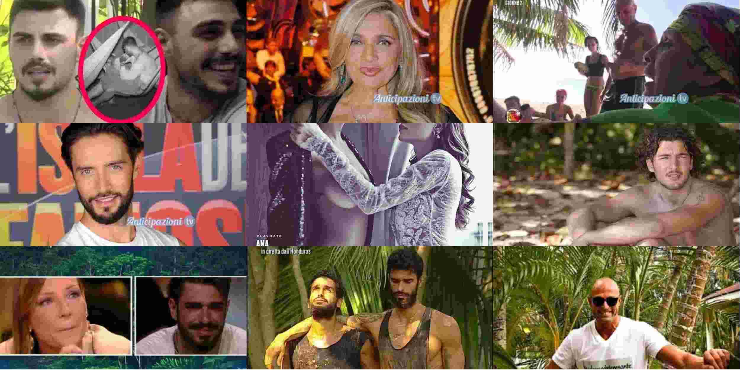 Isola dei Famosi 2018, incontro notturno tra Monte e una naufraga