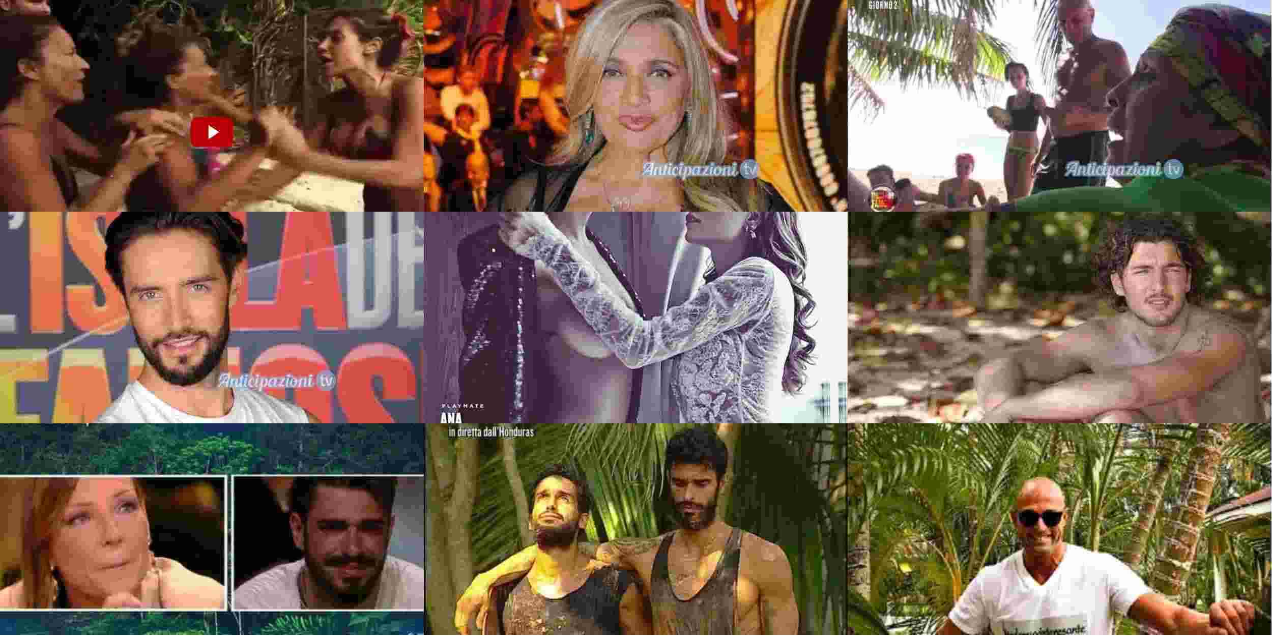 Isola dei famosi 2018, fuoriosa litigata tra due naufraghe