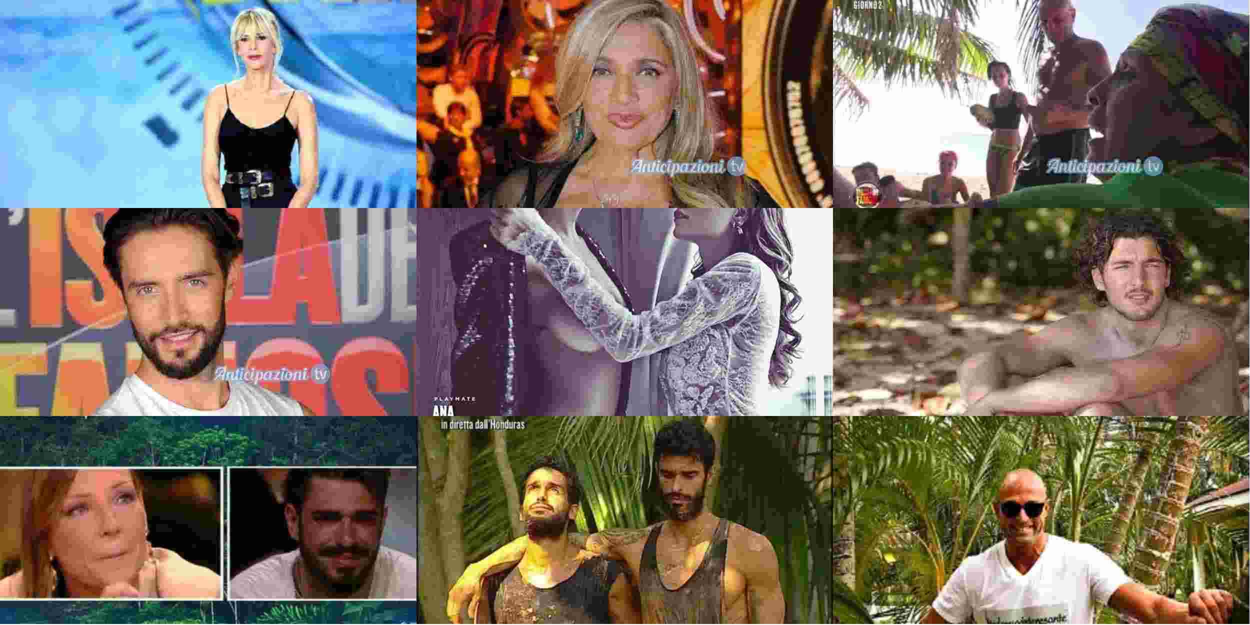 Isola dei Famosi puntata 20 Febbraio 2018, tre nuovi concorrenti