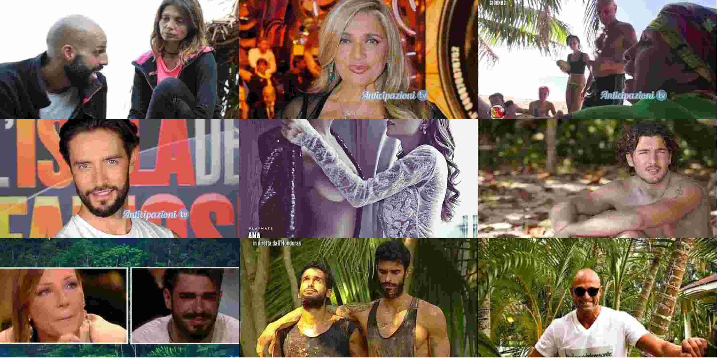 Isola dei Famosi semifinale 09-04-2018: doppia eliminazione e un confronto shock