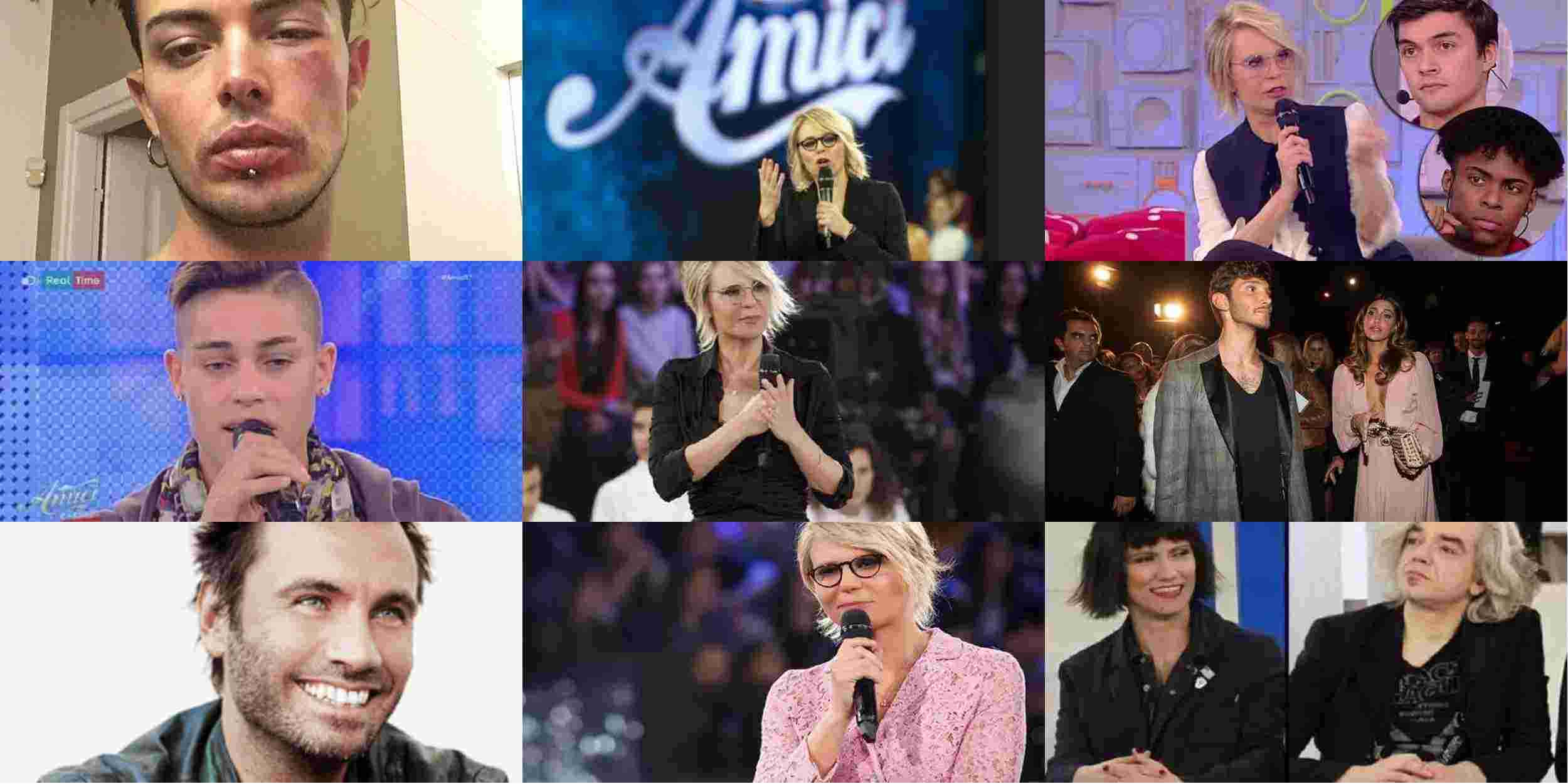 Amici, Stash dei The Colors picchiato a sangue: la foto shock