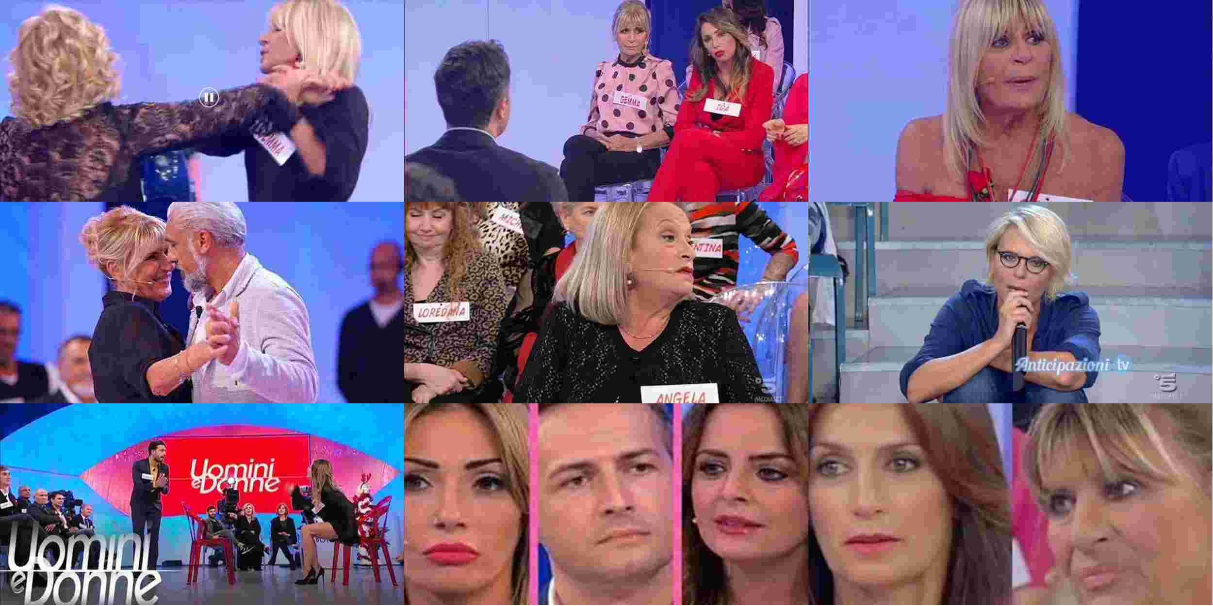 Uomini e Donne anticipazioni, Tina e Gemma: volano schiaffi, Maria corre a separarle