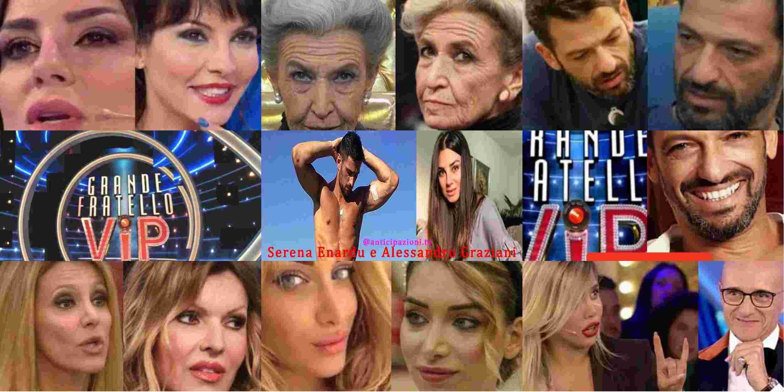 GF Vip 2020, scambio di battute tra Serena Enardu e Miriana Trevisan