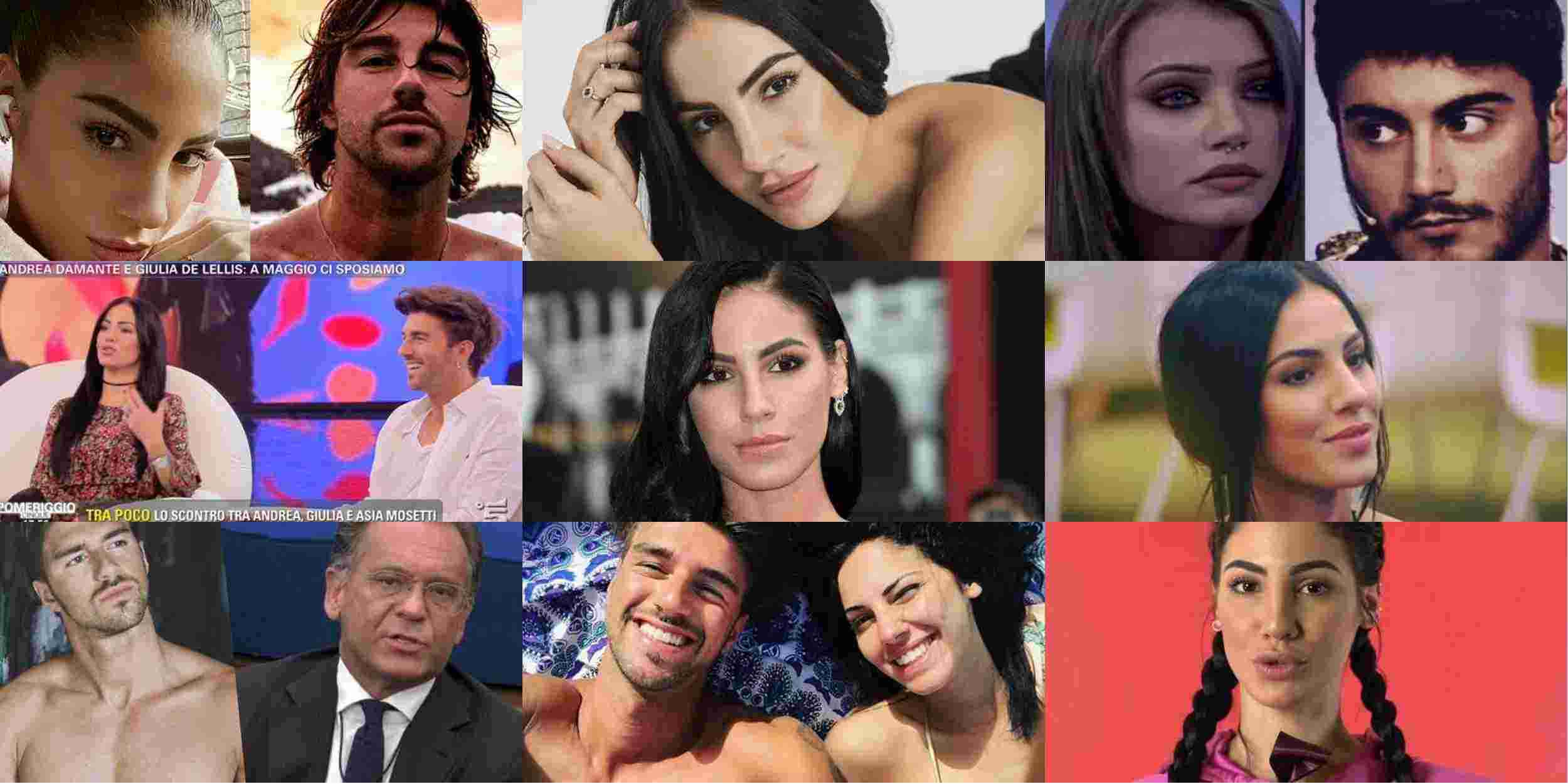 Gossip Uomini e Donne, Giulia De Lellis e Andrea Damante: continuano le frecciatine a distanza