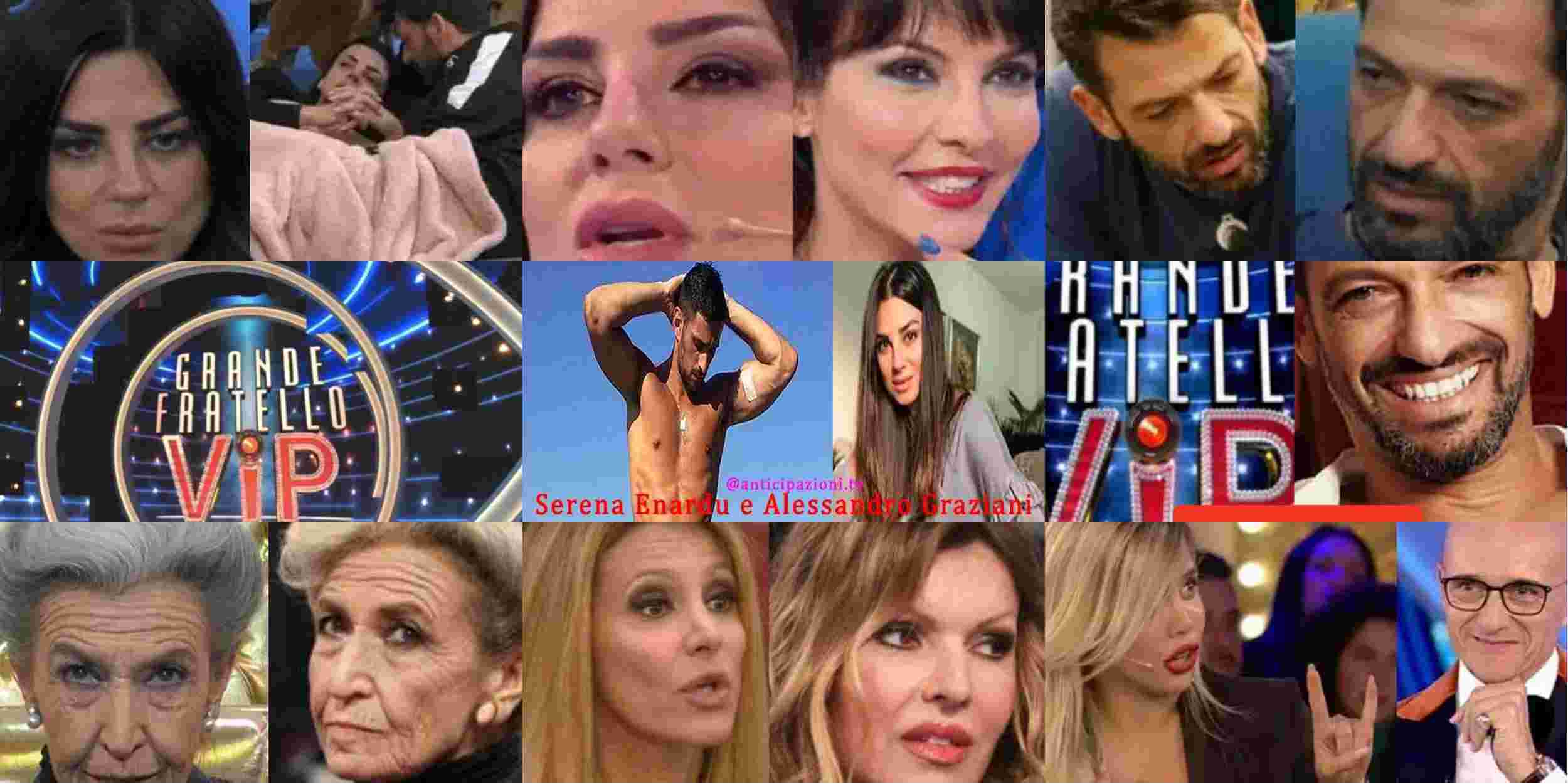 Grande Fratello Vip 4, Serena Enardu ha un crollo e scoppia a piangere