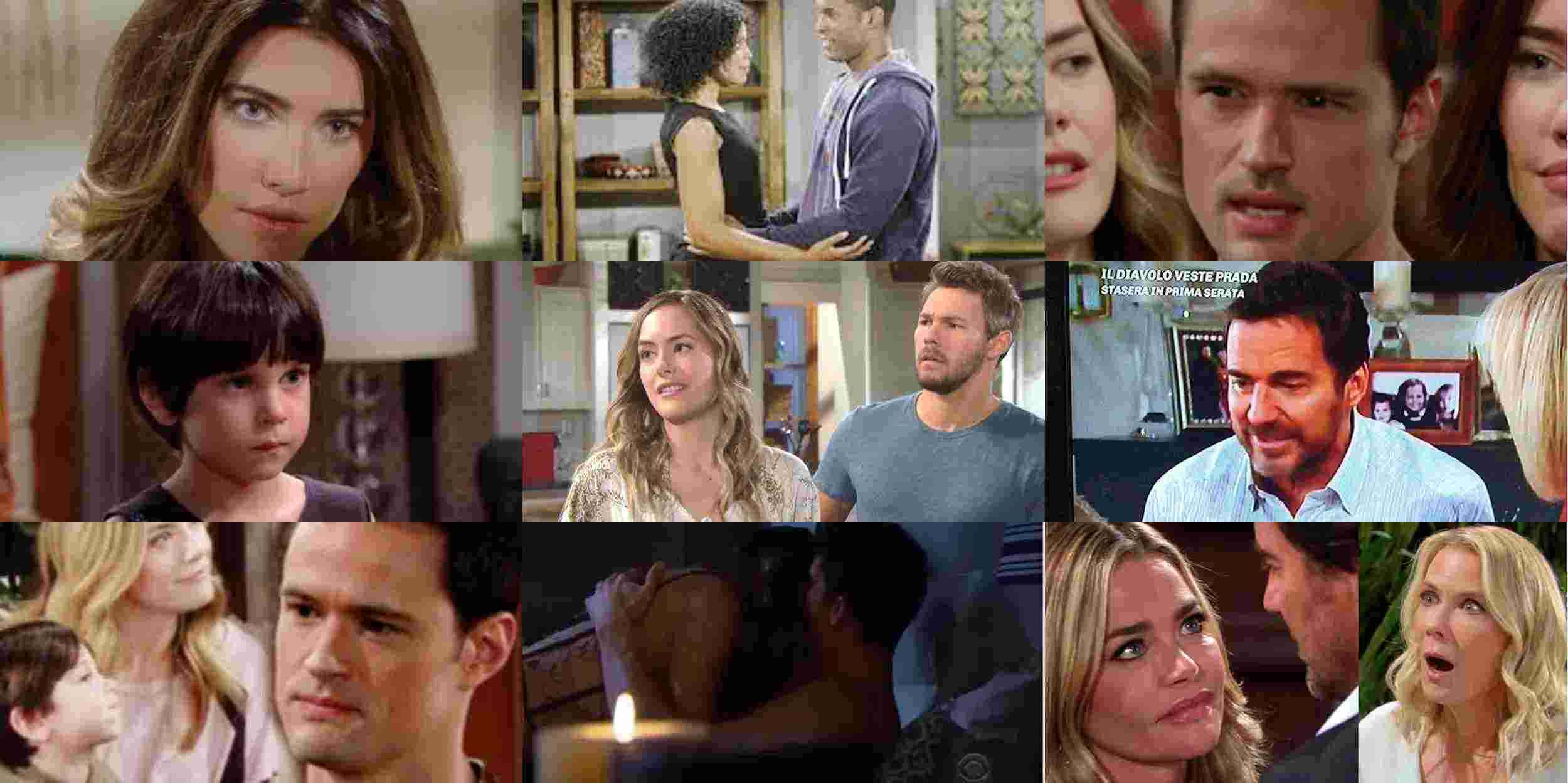 Beautiful anticipazioni dal 22 al 27 agosto 2022, Steffy sta per partorire il figlio di Finn