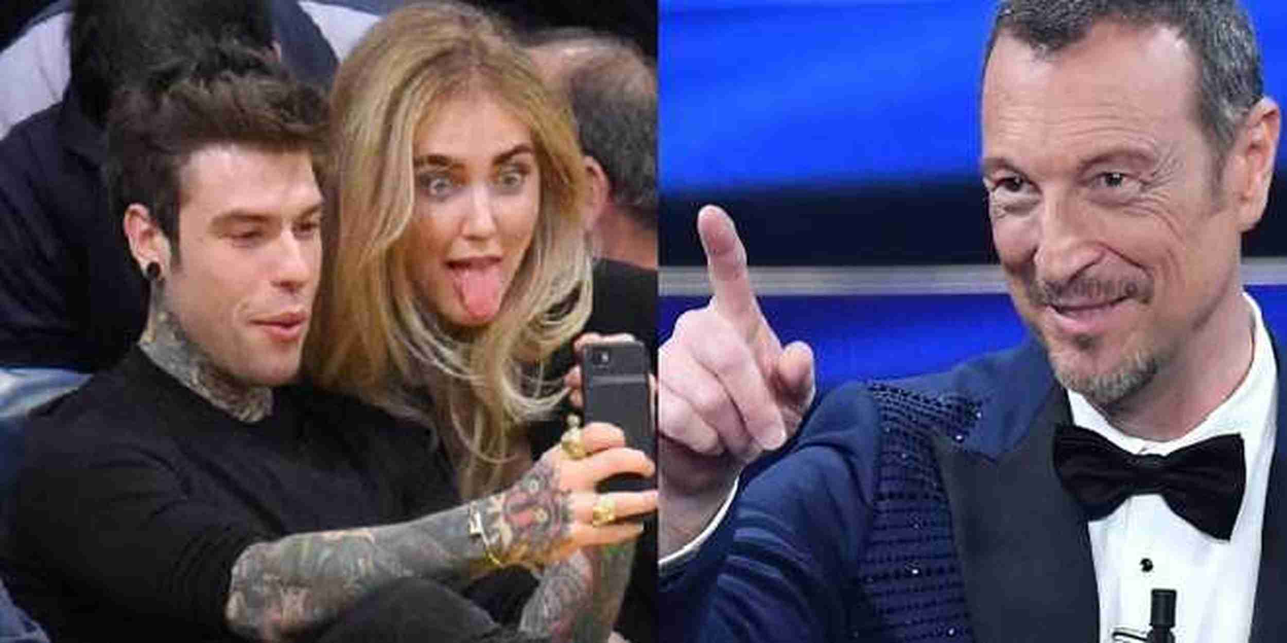 Sanremo 2023, Fedez raggiunge Chiara Ferragni: il suo Muschio Selvaggio sbarca su Rai 2