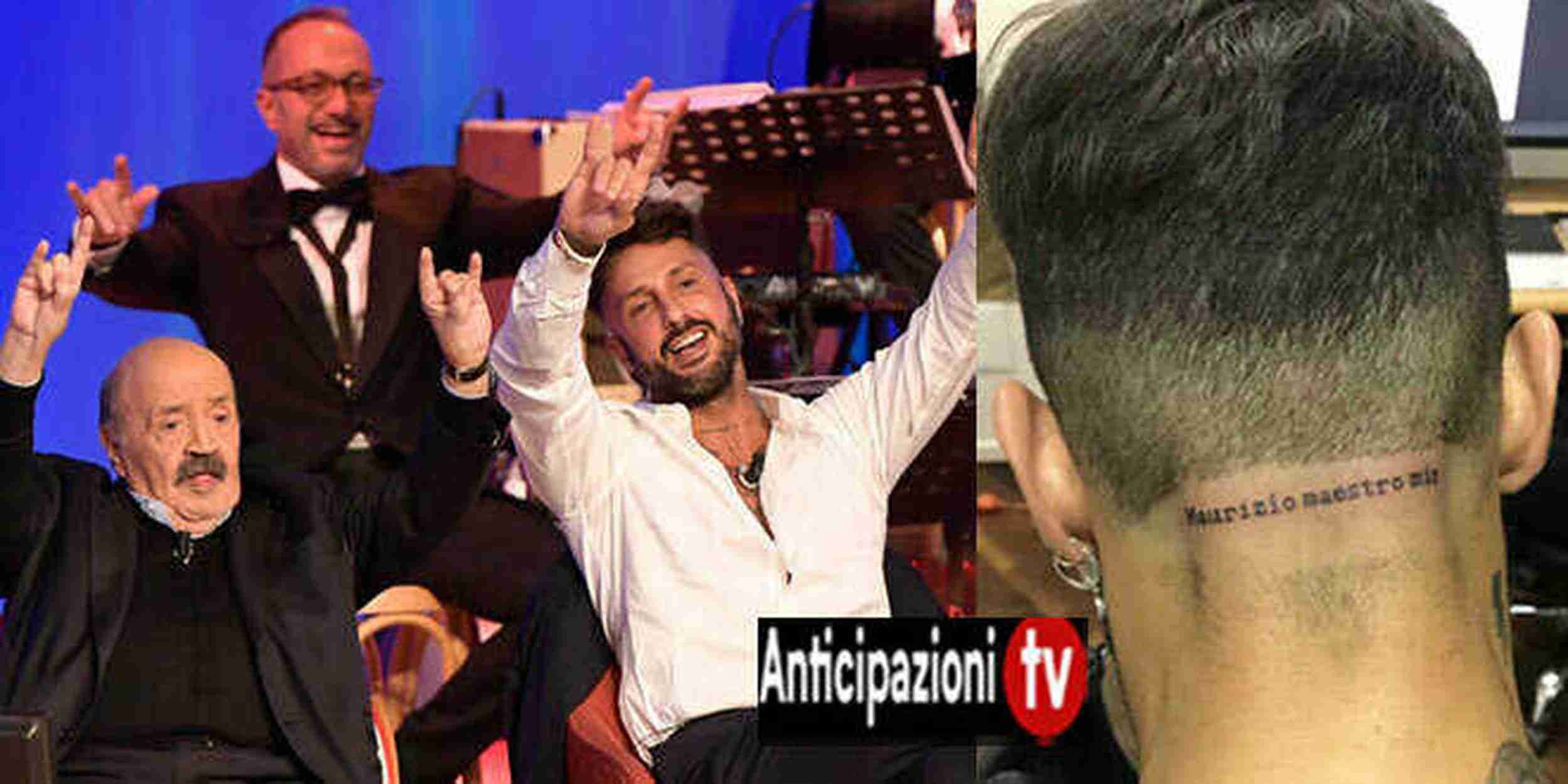 L’omaggio di Fabrizio Corona per Maurizio Costanzo