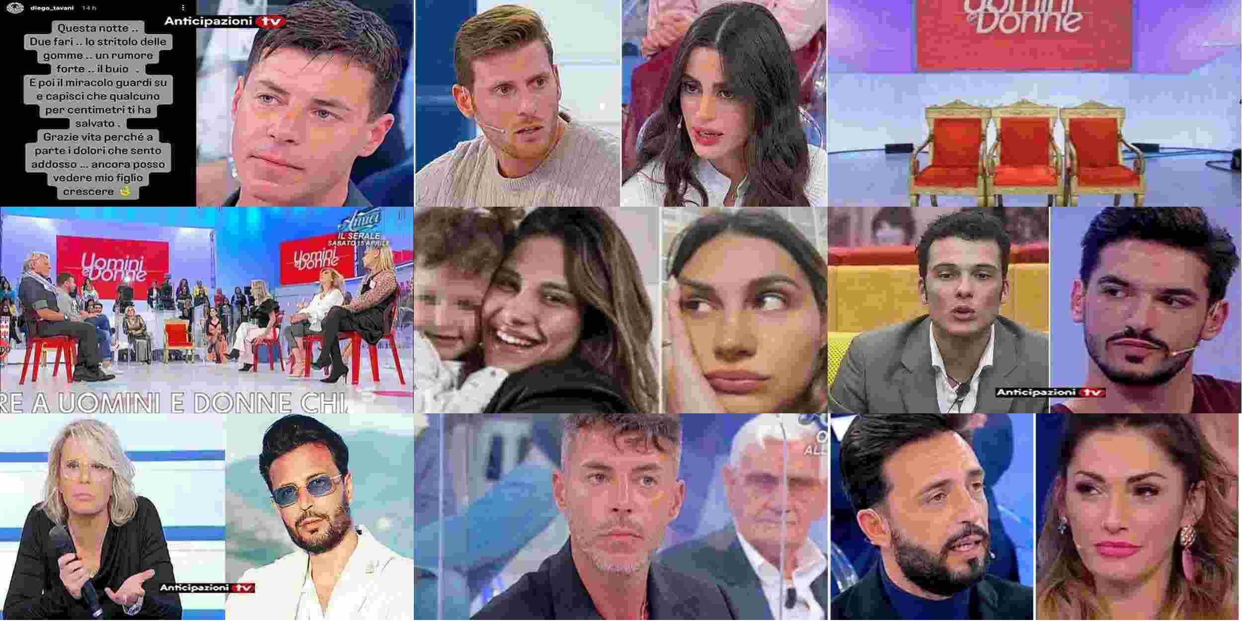 Uomini e Donne, brutto incidente d’auto per Diego Tavani: le rivelazioni social