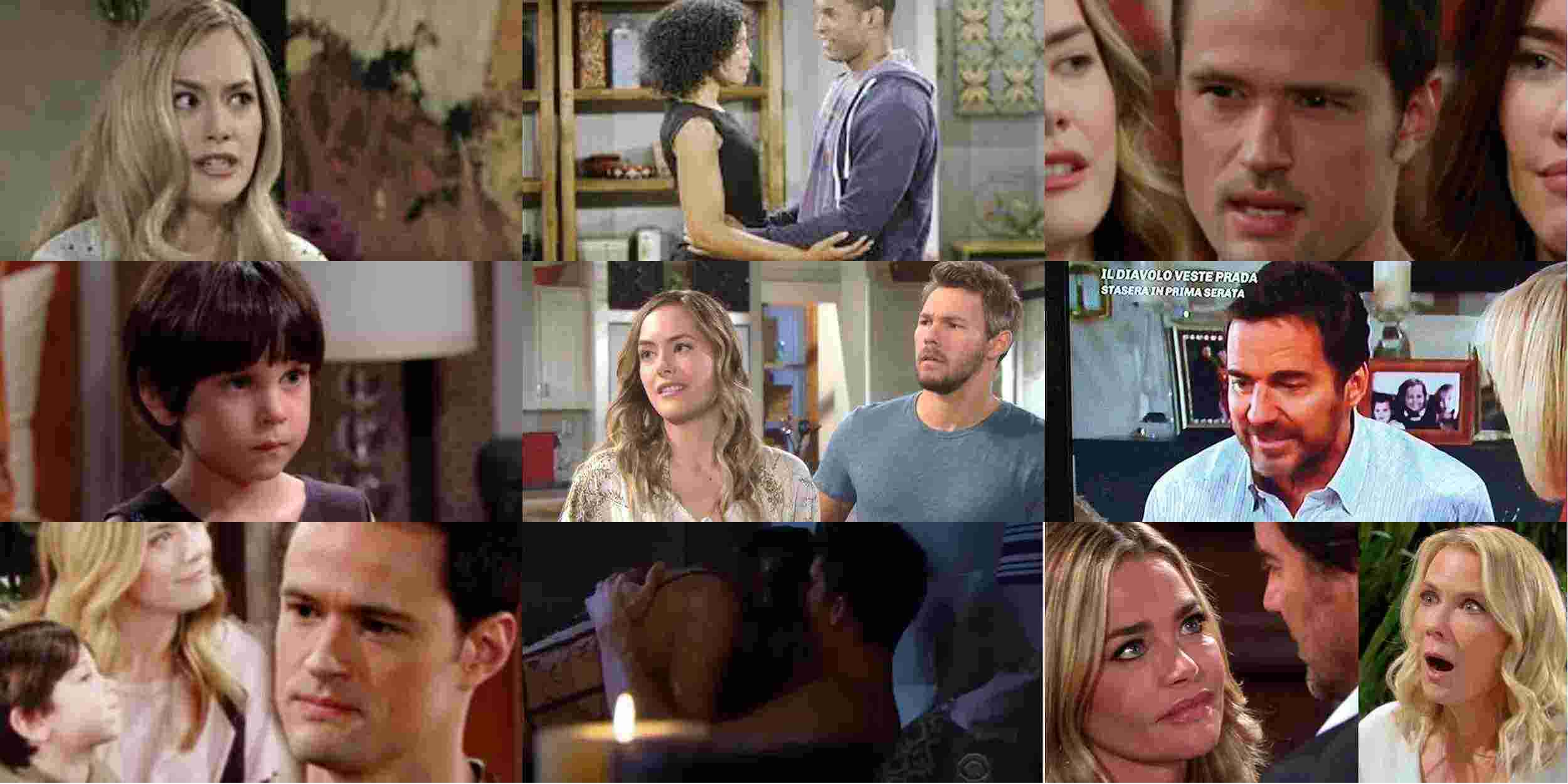 Beautiful anticipazioni 15 agosto 2023, puntata in replica: Liam difeso da Hope