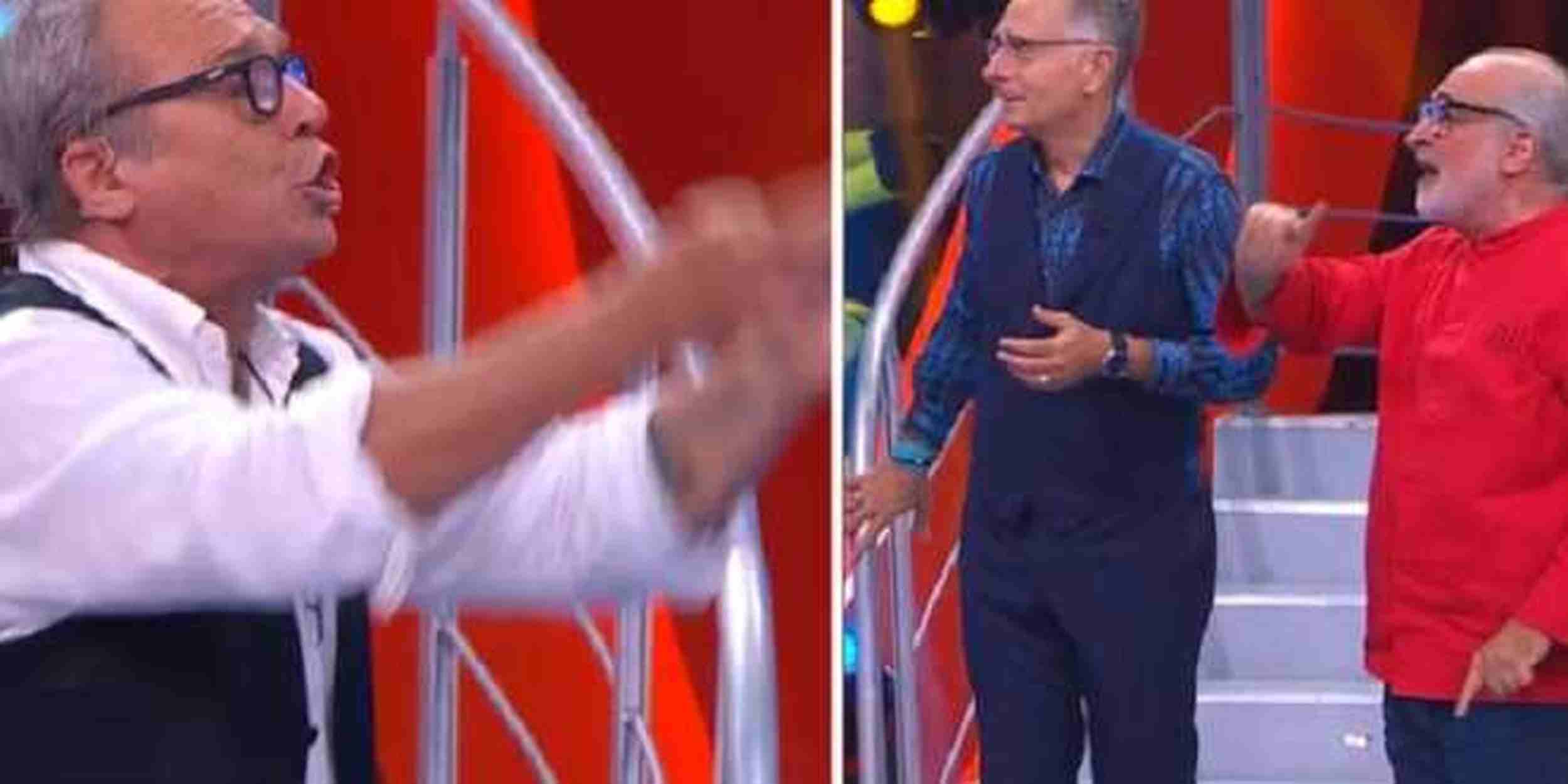Ciao Darwin, tensione in studio: scoppia la lite tra Claudio Amendola e Andy Luotto