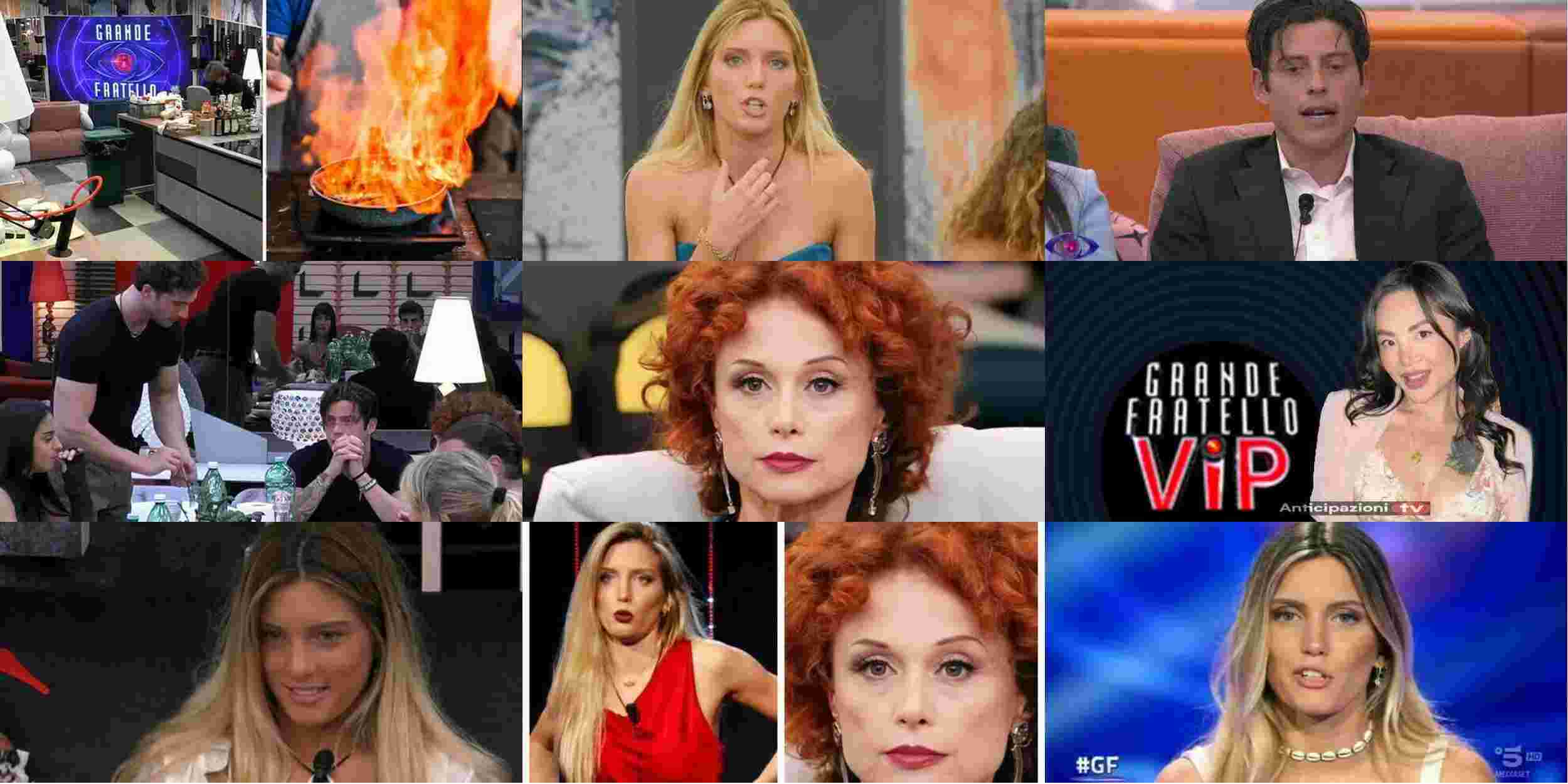GF 2023, panico e sgomento tra i concorrenti: divampa un incendio in cucina