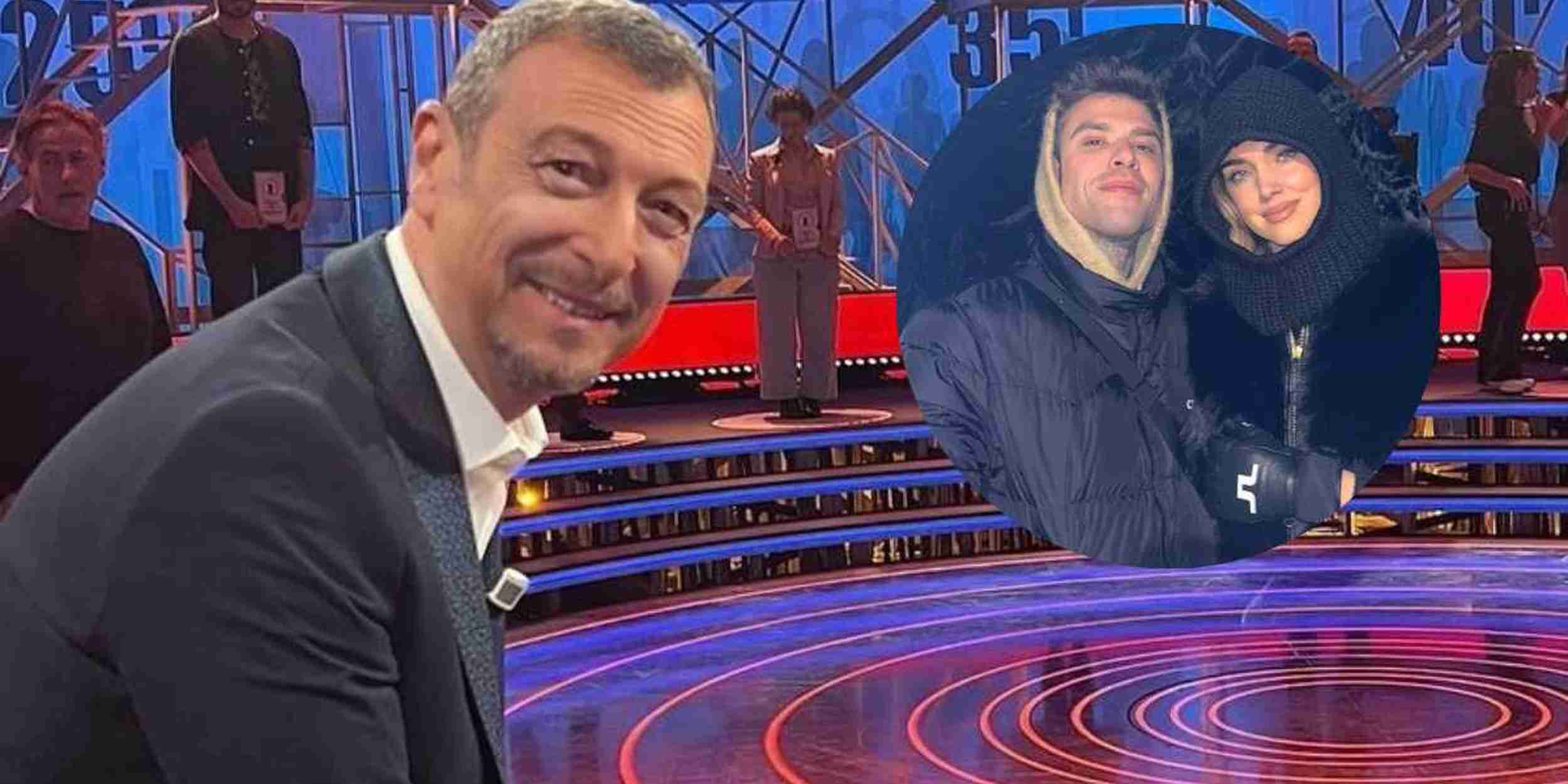 Amadeus svela retroscena inediti su Chiara Ferragni e Fedez