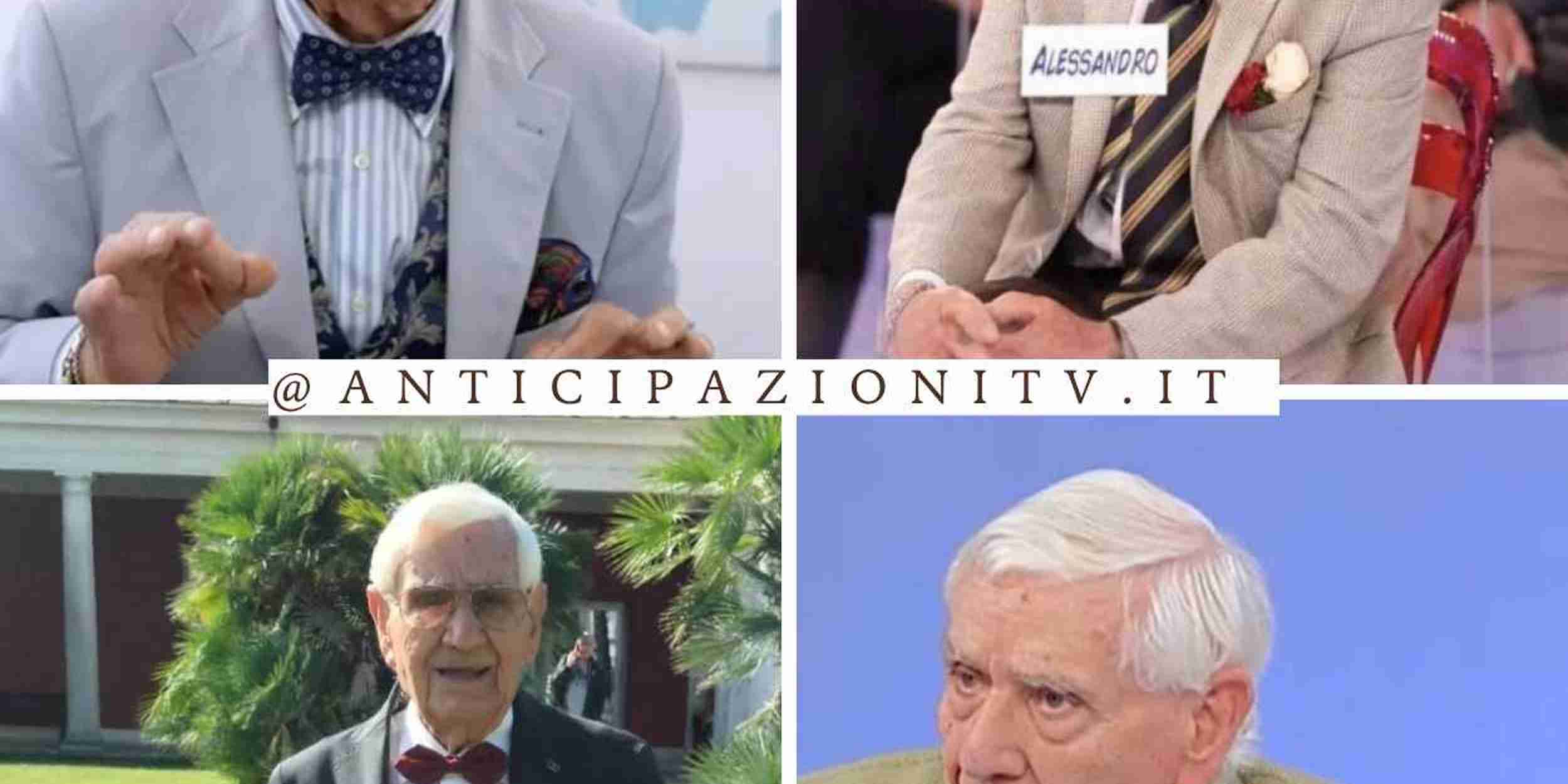 Alessandro Rausa saluta il pubblico di Uomini e Donne durante il suo ultimo giorno in trasmissione.