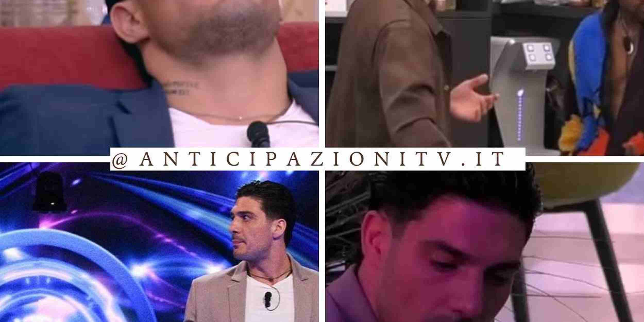 Grande Fratello, Lorenzo Spolverato perde il controllo: vola una sedia