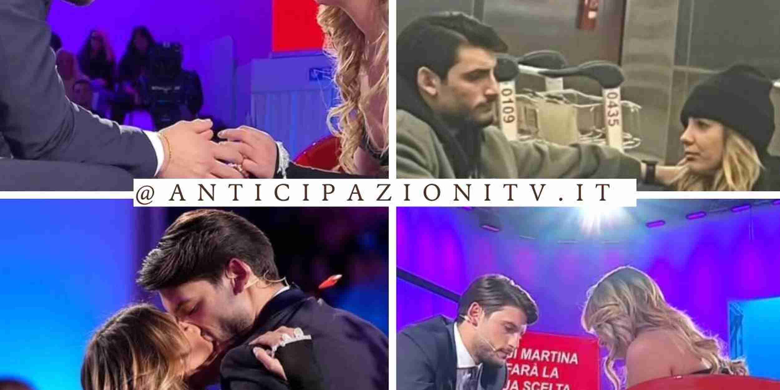 Martina De Ioannon e Ciro Solimeno in TV dopo la scelta a Uomini e Donne, foto dell'avvistamento all'aeroporto di Linate.