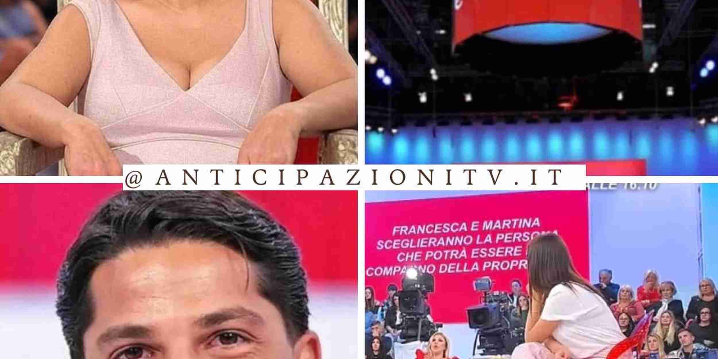Uomini e Donne anticipazioni, corteggiatore colpisce Tina: coppia lascia lo studio