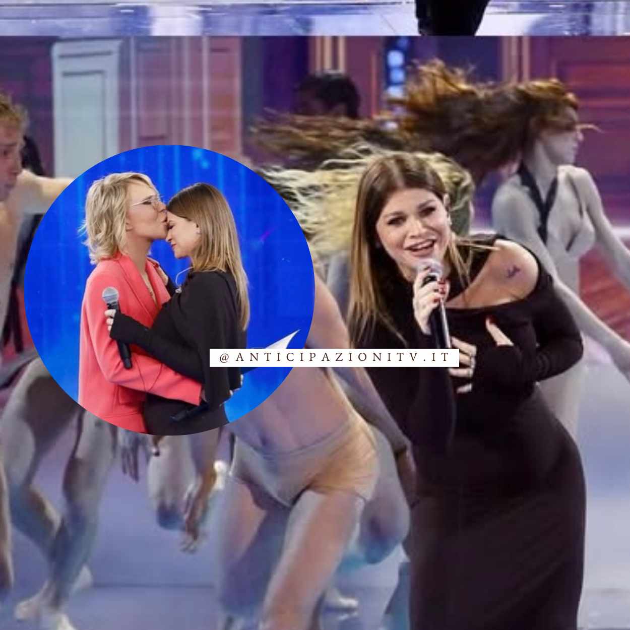 Alessandra Amoroso incinta ad Amici, presenta il singolo “Cose stupide” con il pancione in vista