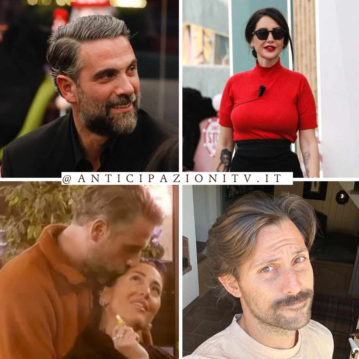 Alessandro Franchini e Luca Calvani al Grande Fratello.