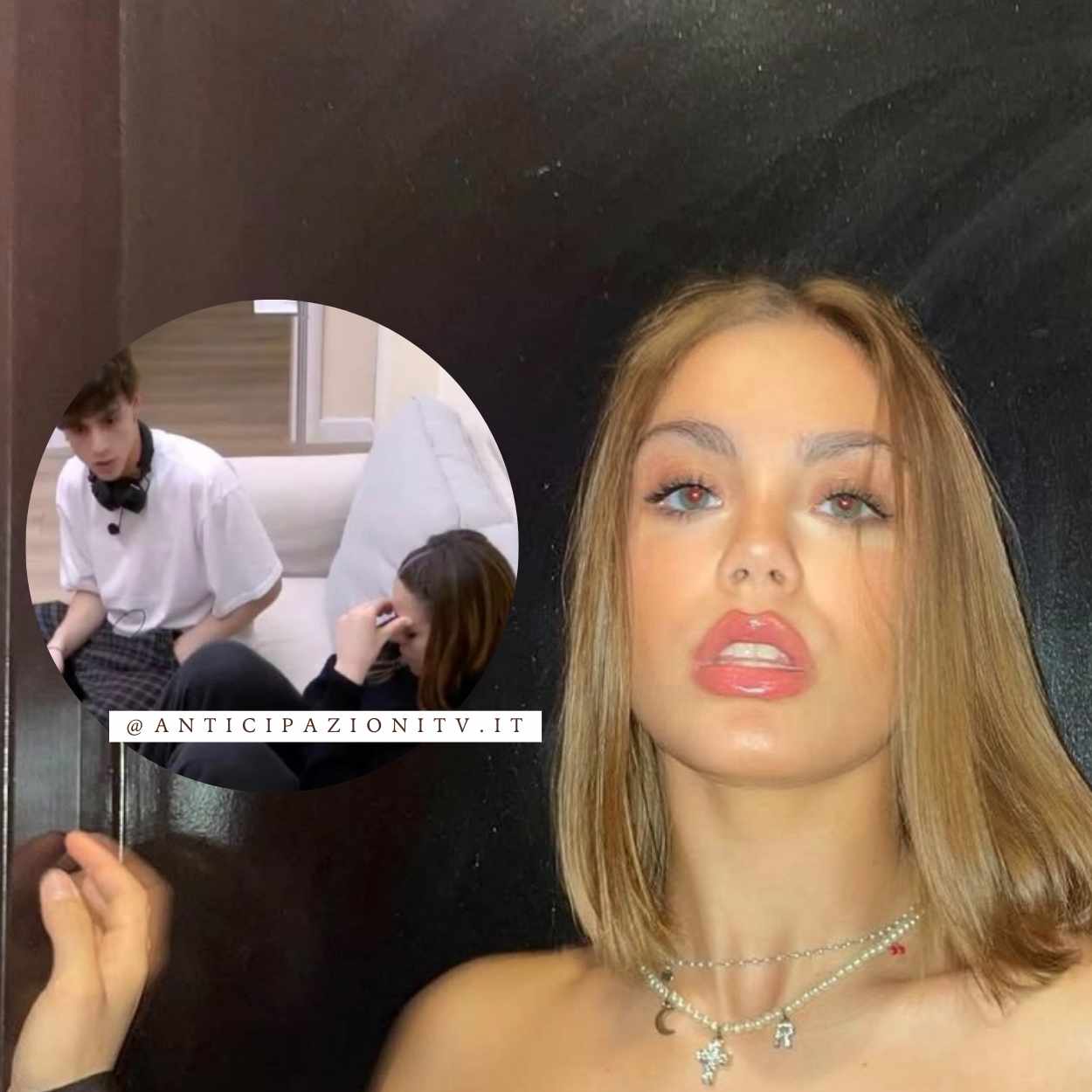 Alessia reagisce male vedendo Luke con Raffaella nel daytime di Amici 2025