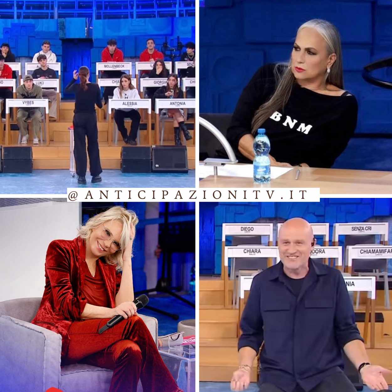 Allievi di Amici 24 durante le votazioni decisive per il loro futuro nel talent.