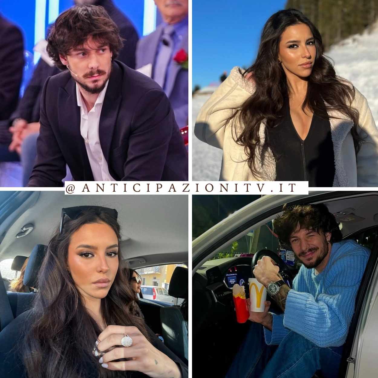 Michele Longobardi porta delle rose ad Amal Kamal dopo Uomini e Donne