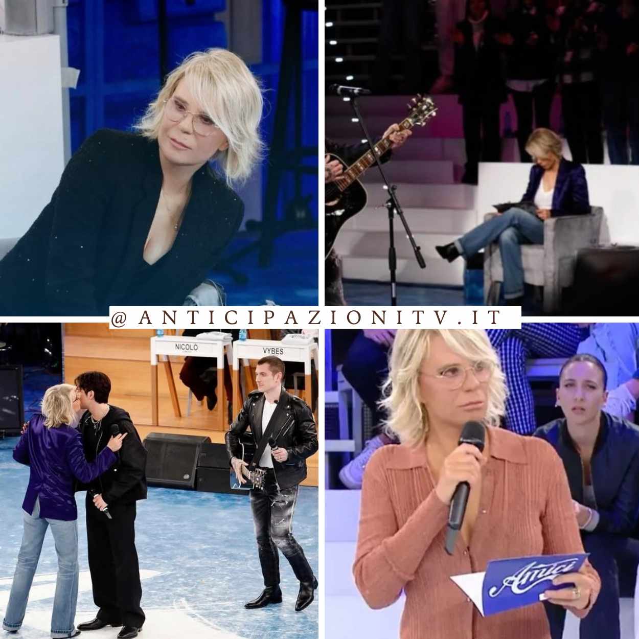 Registrazione speciale di Amici del 25 gennaio con nuovi conduttori e ospiti d'eccezione.