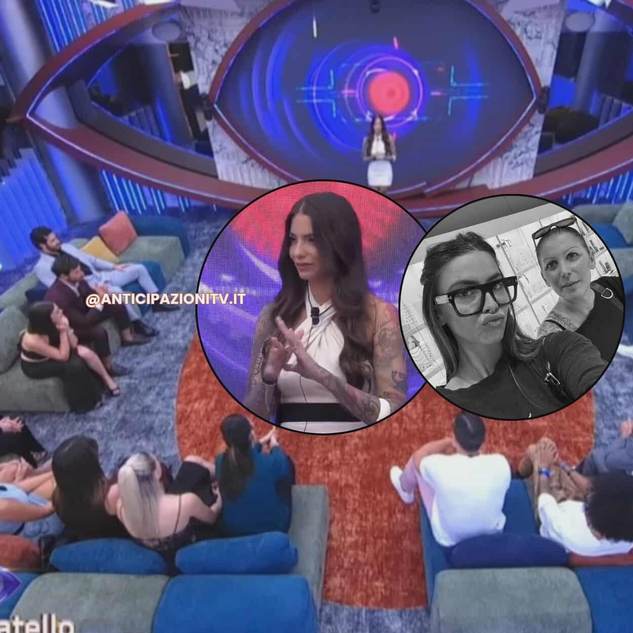 Grande Fratello Anita Mazzotta rientro Casa dopo morte madre confessionale Simona Ventura