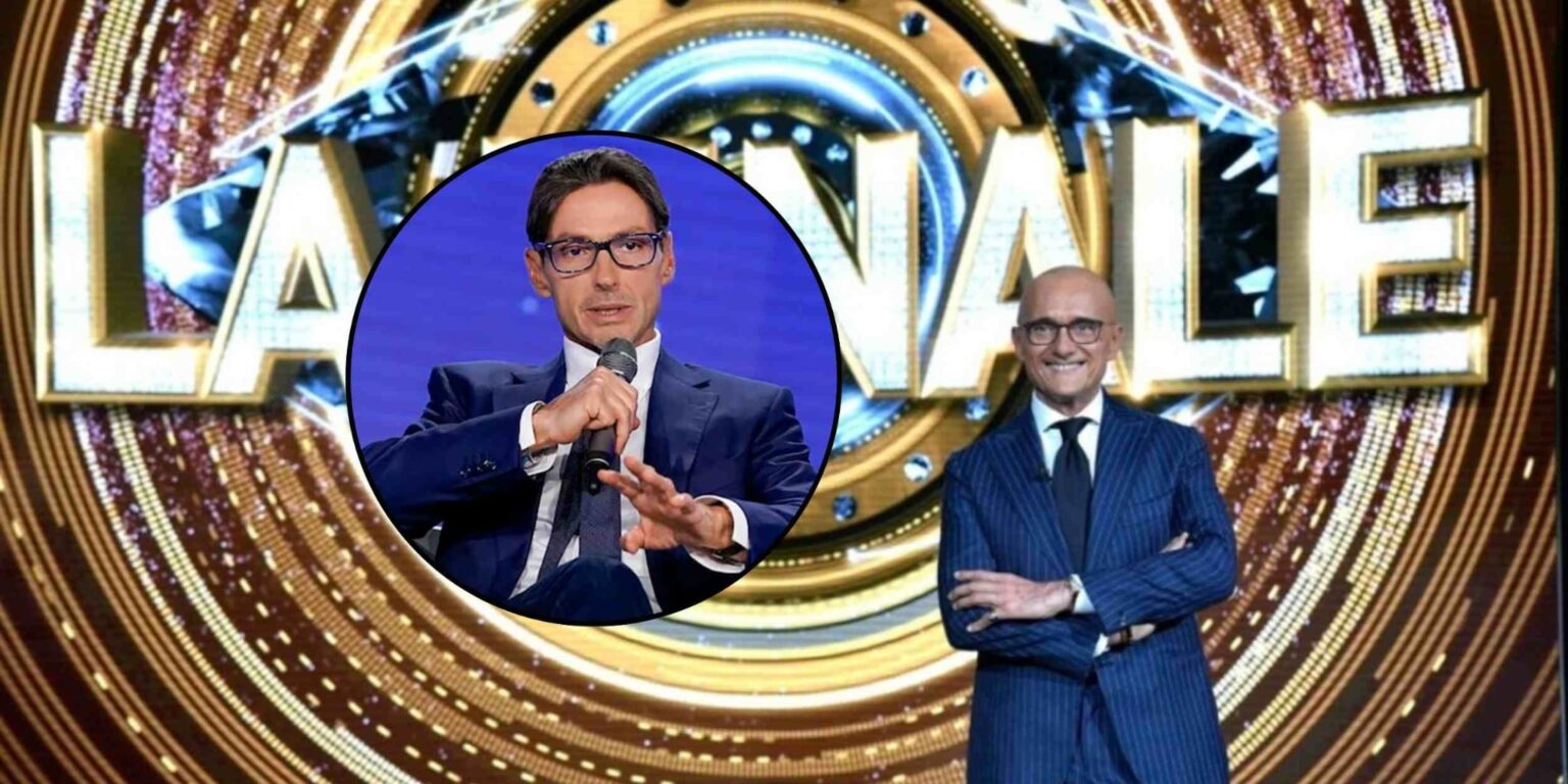 Grafica sul GF VIP 2026 con riferimento all’addio di Alfonso Signorini, alle verifiche interne di Mediaset e al reset dei provini per il nuovo cast.