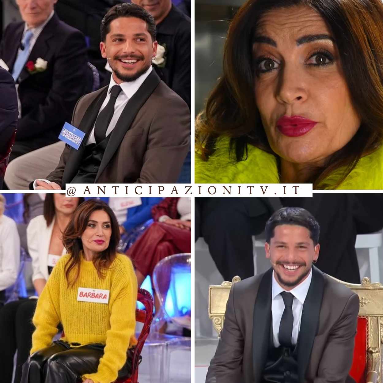 Barbara De Santi e Gianmarco Steri protagonisti di un momento fuori onda a Uomini e Donne.