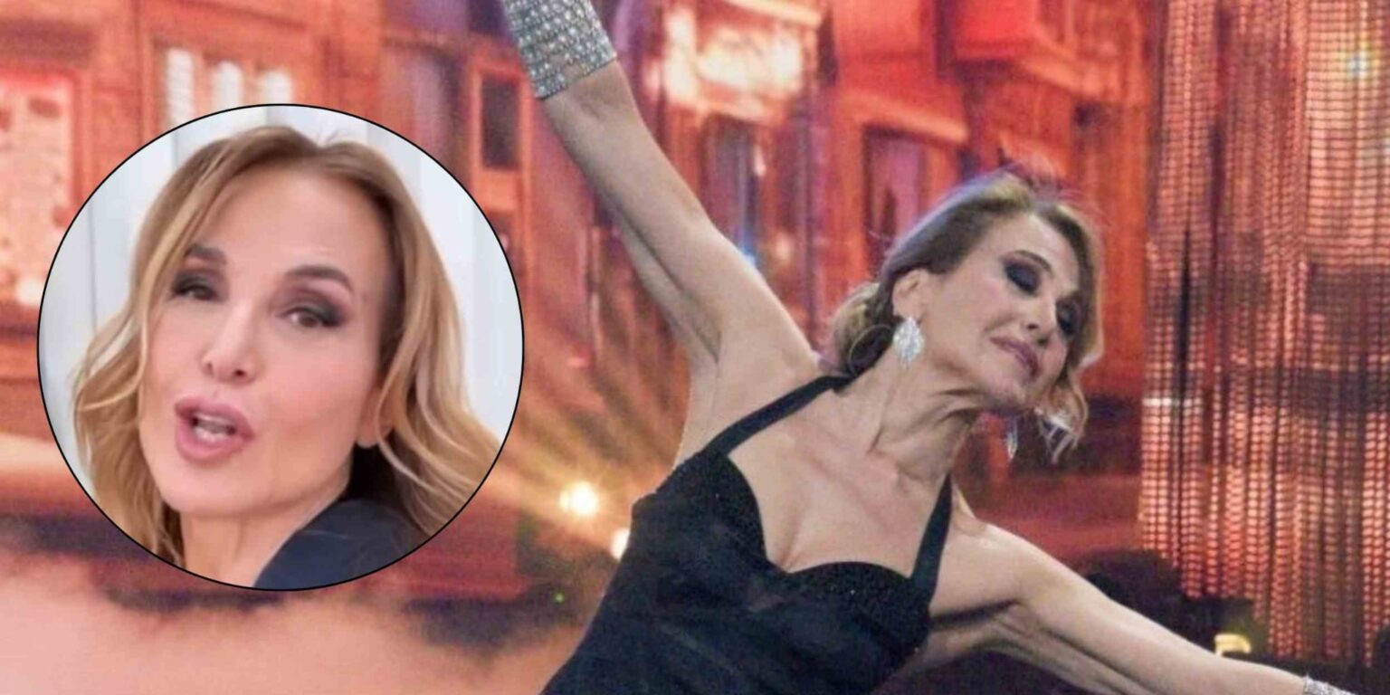 Barbara d’Urso con referto medico dopo infortunio alla spalla a Ballando con le Stelle
