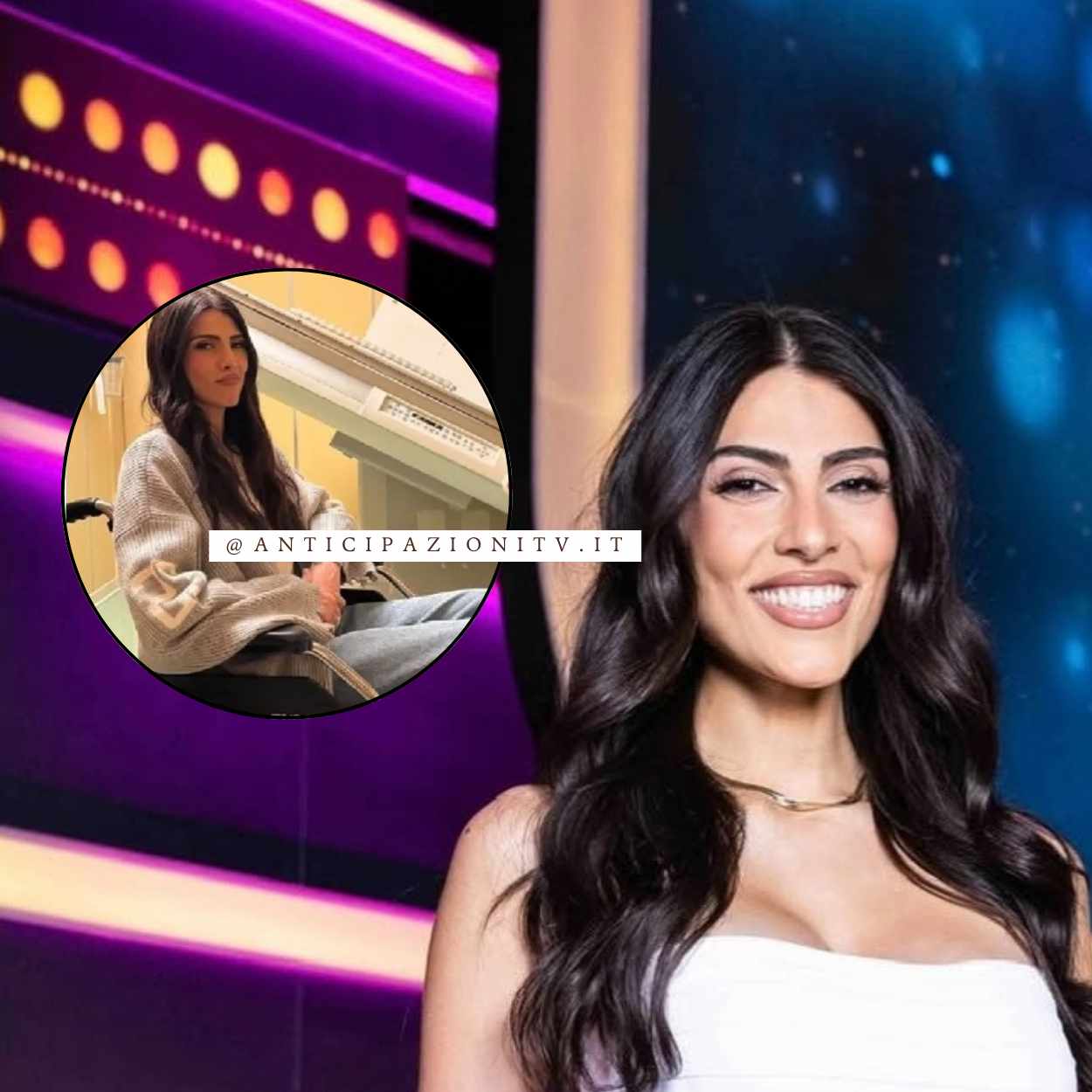 Giulia Salemi ferita al ginocchio durante la registrazione di The Cage