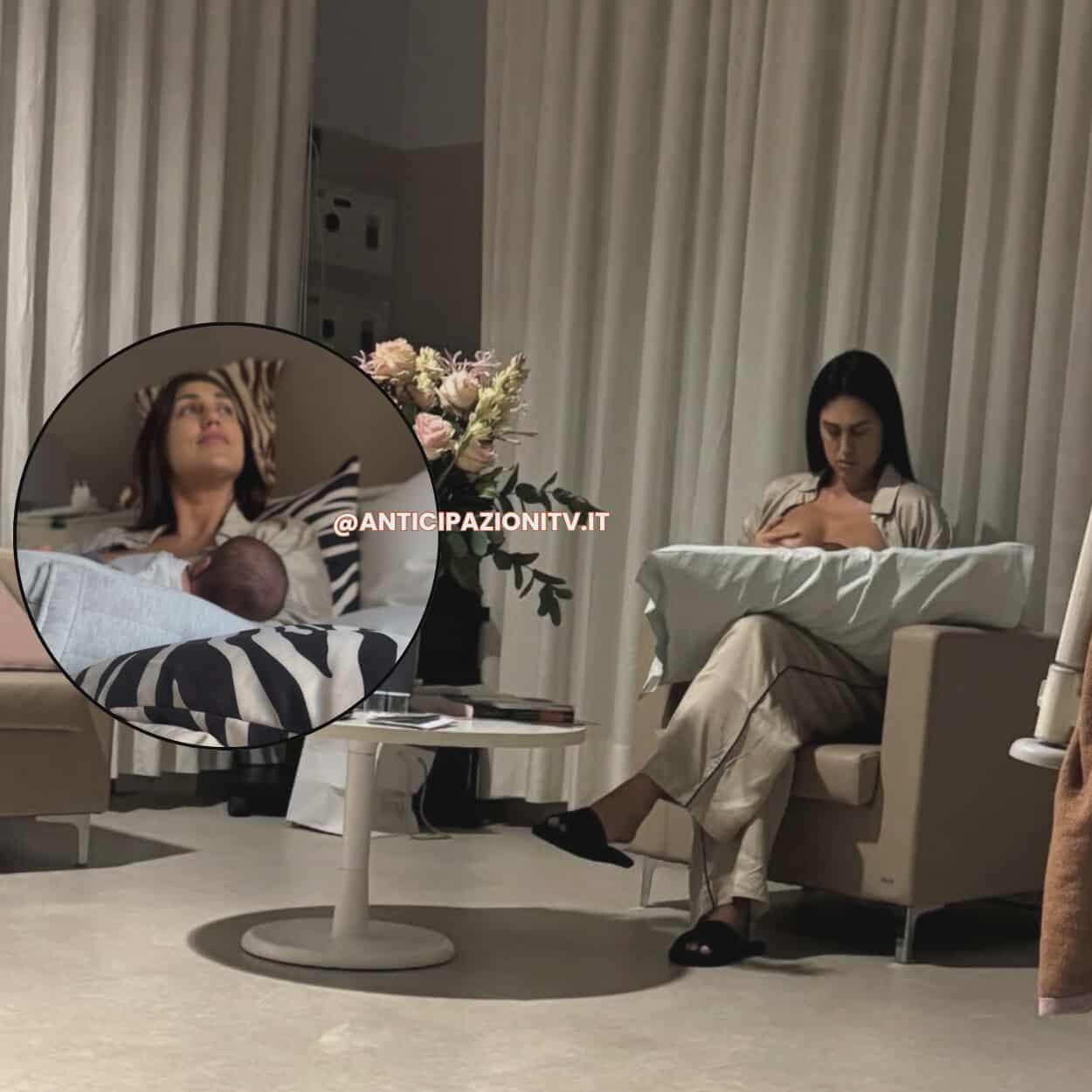 Cecilia Rodriguez racconta sui social i primi giorni da mamma con la figlia Clara Isabel e il marito Ignazio Moser