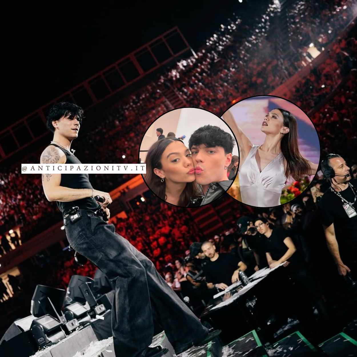 TrigNo e Chiara Bacci si baciano davanti ai fan a Casamassima