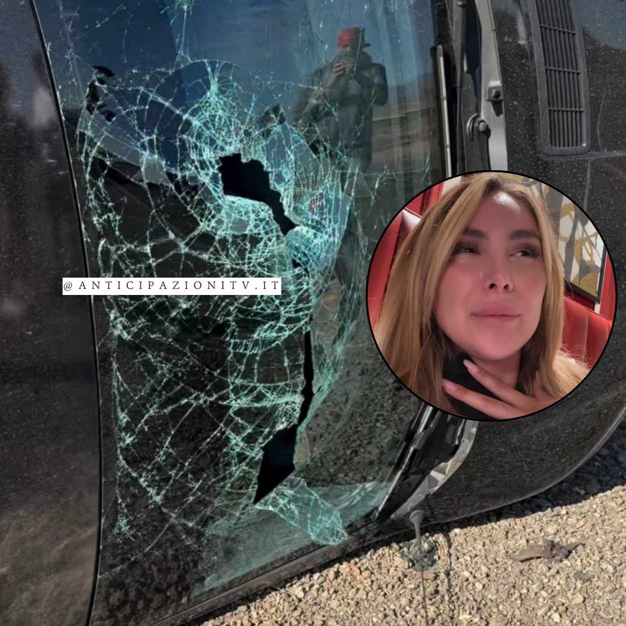 Chiara Cainelli in un selfie video su Instagram dopo l’incidente
