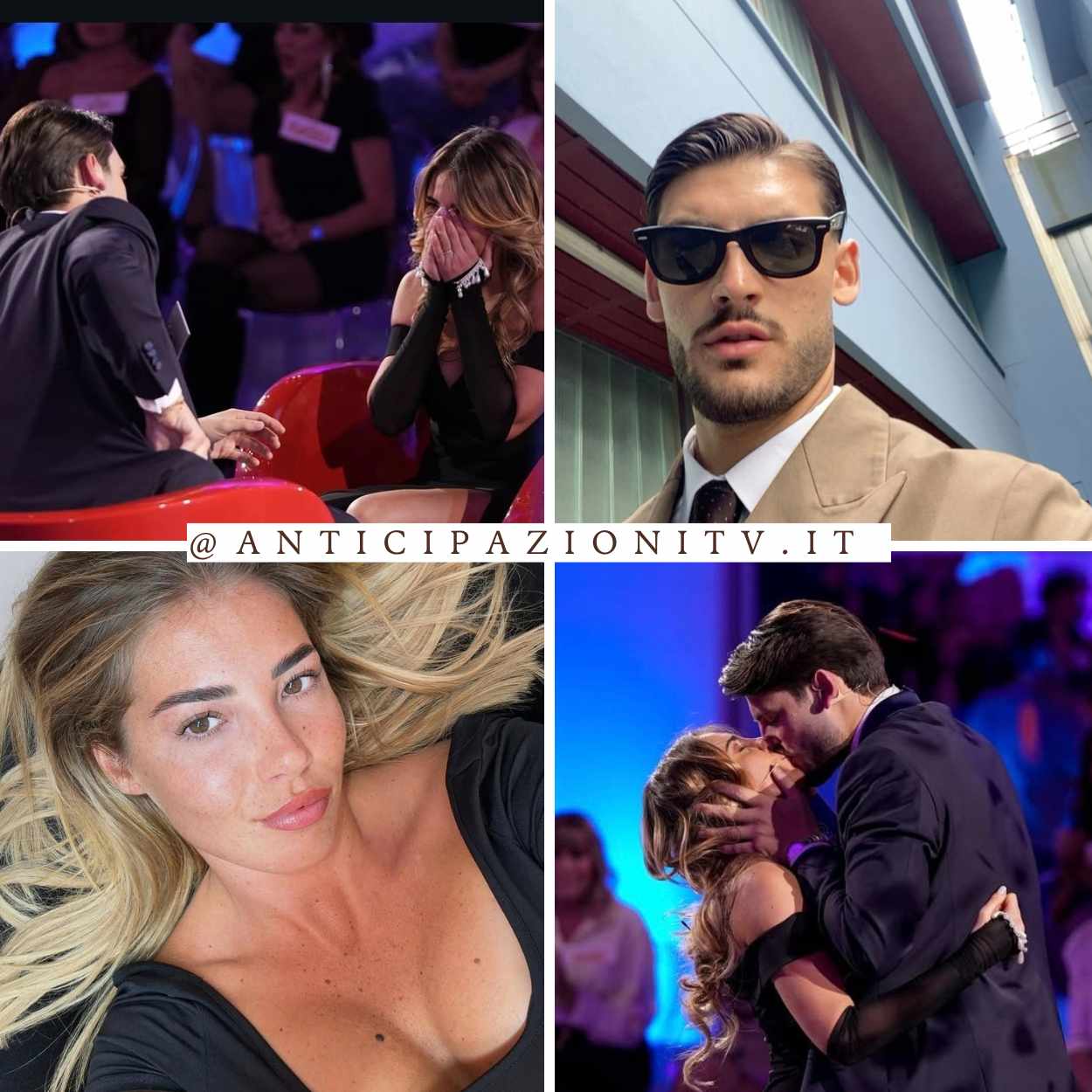 Ciro e Martina sorridenti al Talenti Village di Roma dopo l'uscita da Uomini e Donne.