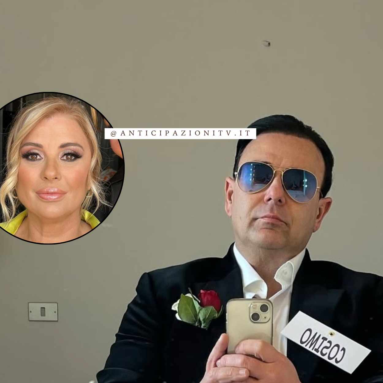 Tina Cipollari e Cosimo Dadorante insieme a Roma per un incontro speciale