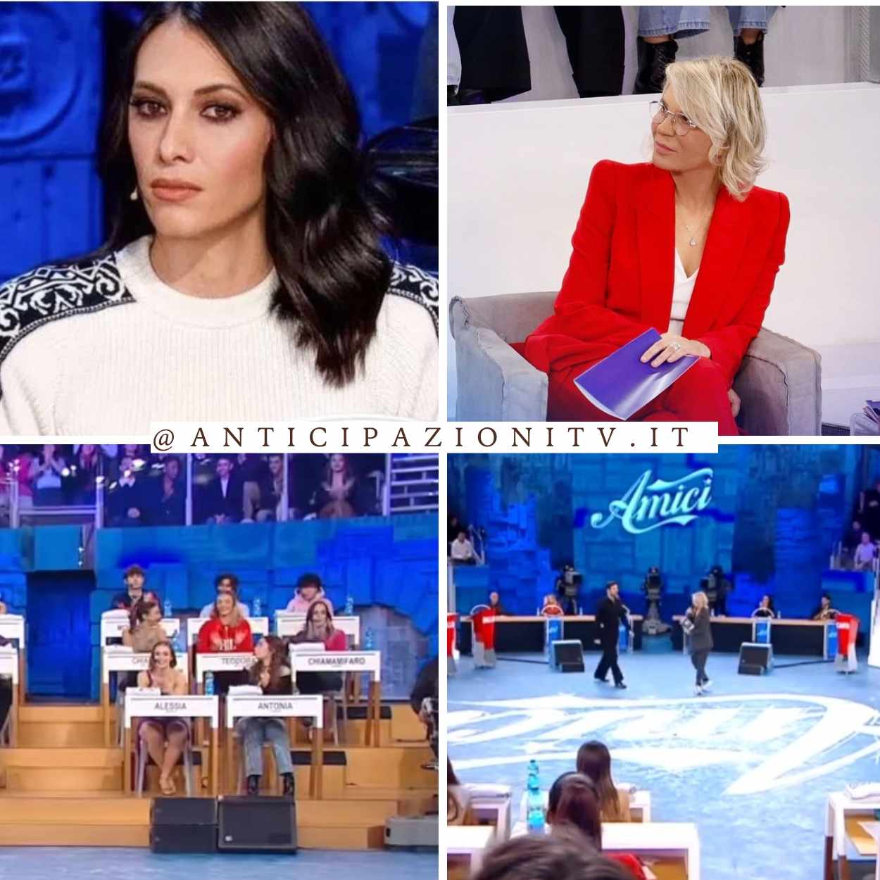 Deborah Lettieri nello studio di Amici 24