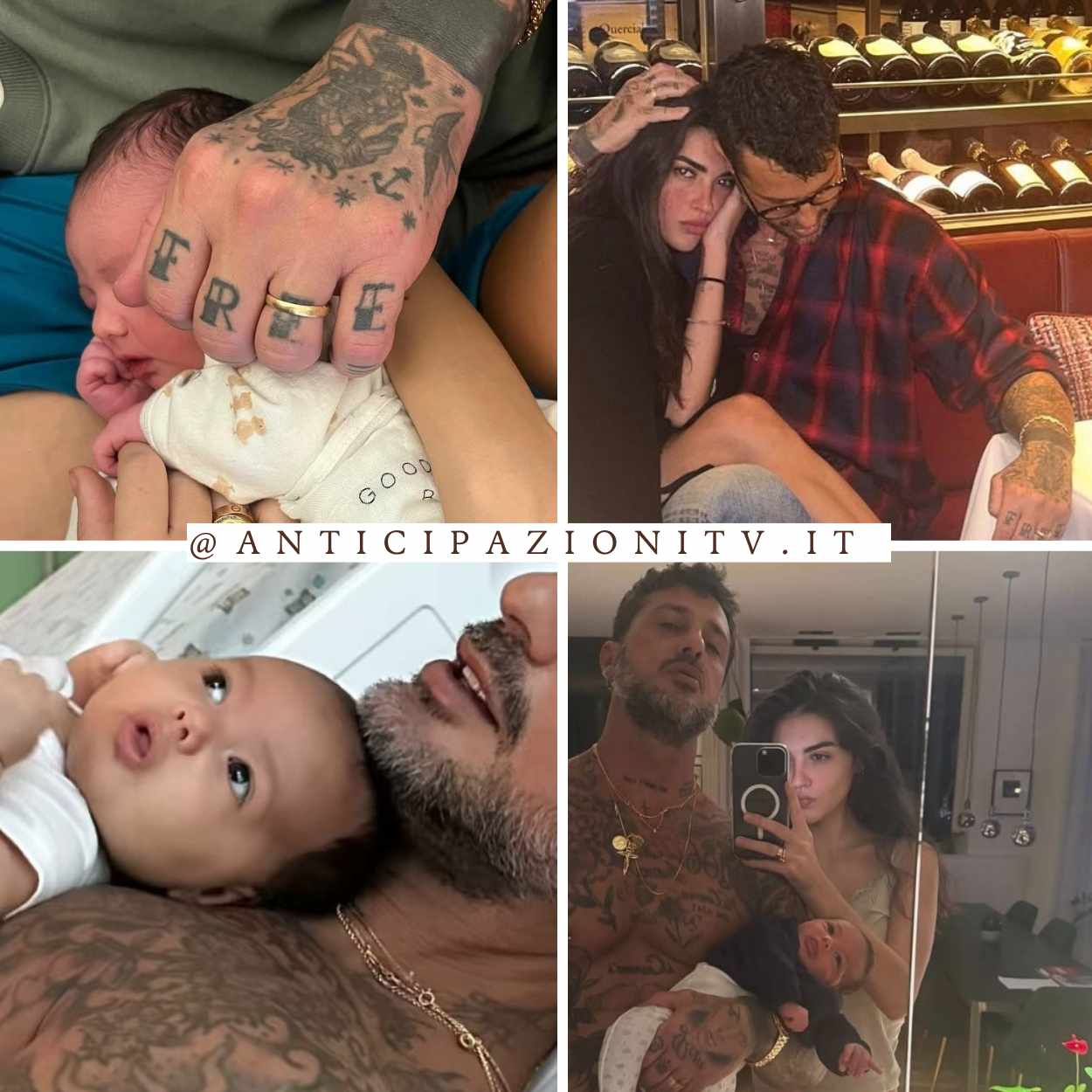 Fabrizio Corona in ospedale con il figlio Thiago, ricoverato per una bronchiolite. Il neonato sta migliorando dopo momenti di apprensione.