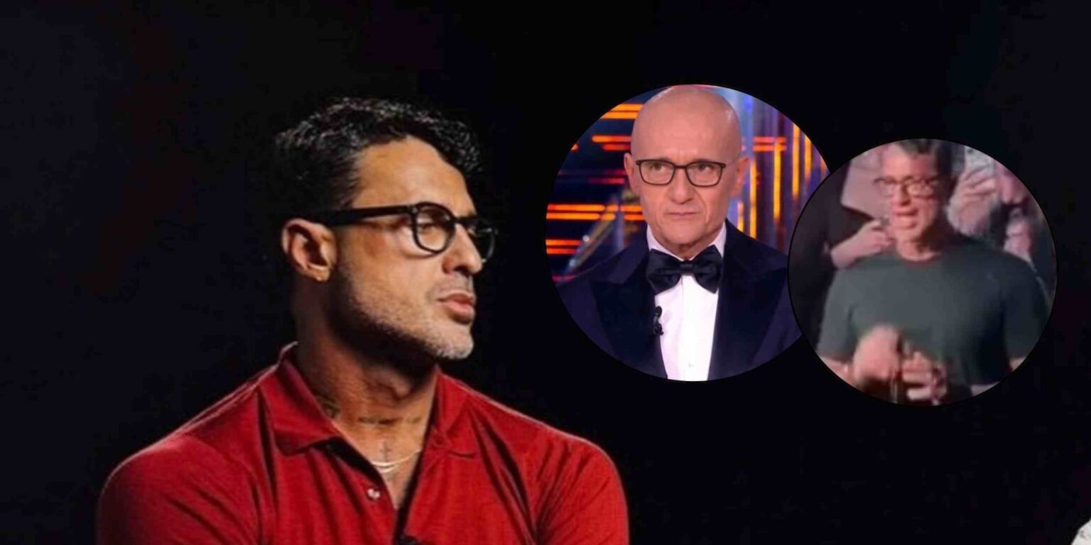 Fabrizio Corona in discoteca il 13 gennaio 2026 mentre parla del caso Alfonso Signorini e cita Andrea Casalino ex concorrente del Grande Fratello
