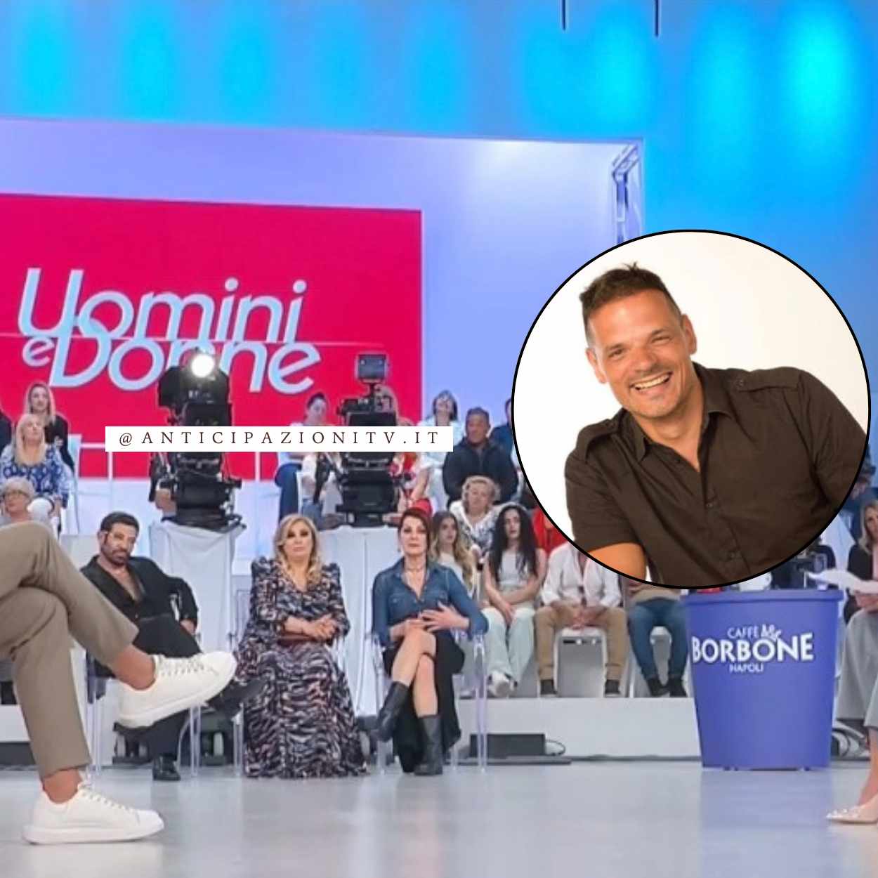 Federico Mastrostefano seduto tra i cavalieri del trono over