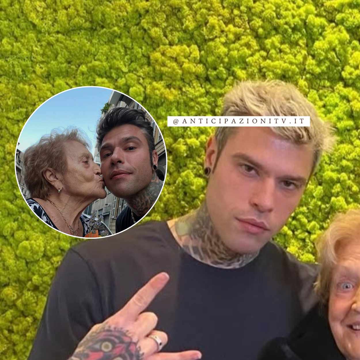 Fedez e nonna Luciana sorridenti, un legame speciale fino all’ultimo