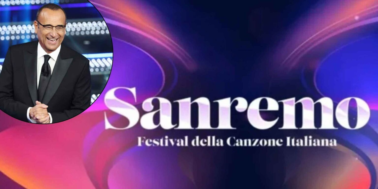 Annuncio dei 30 cantanti Big di Sanremo 2026 svelati in TV da Carlo Conti